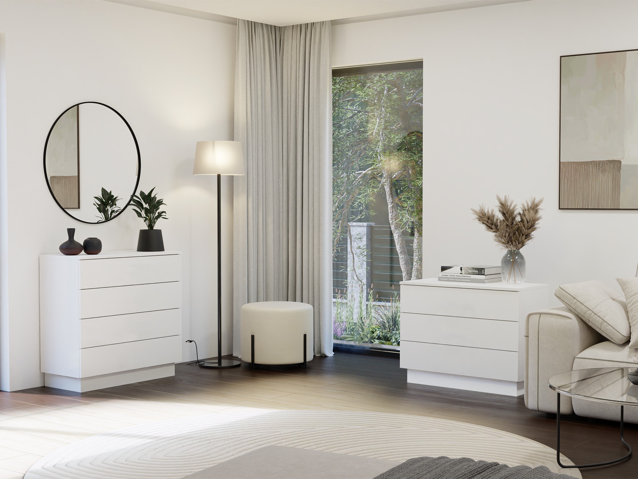 Chest of drawers Mandeville 405 (White)