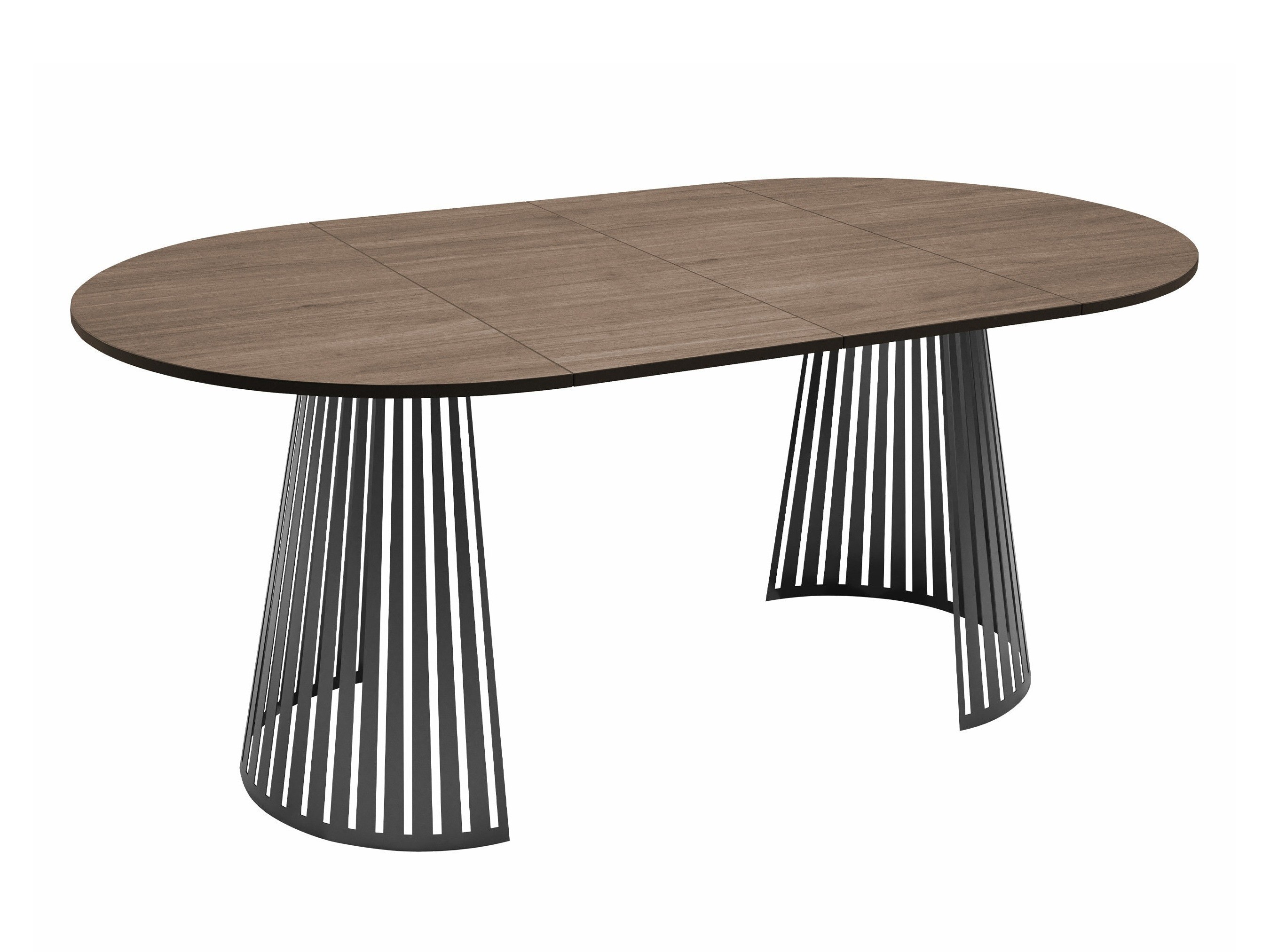 Table Prudentia (Walnut + Black)