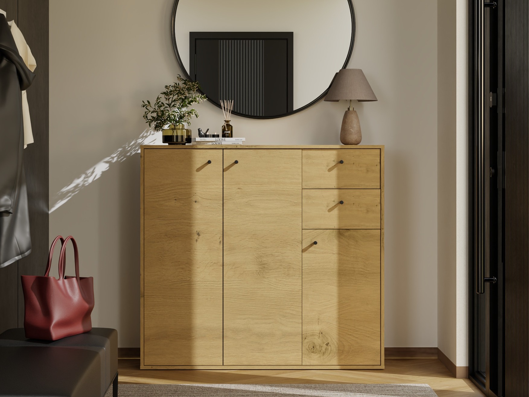 Chest of drawers Mandeville 407 (Artisan oak)