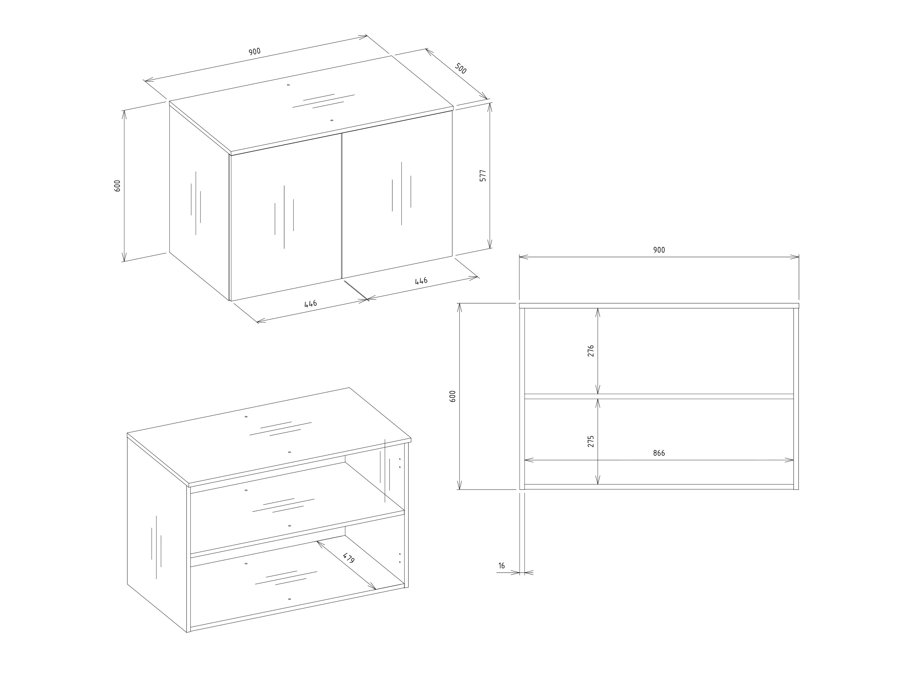 Wardrobe Mandeville 408 (Artisan oak)