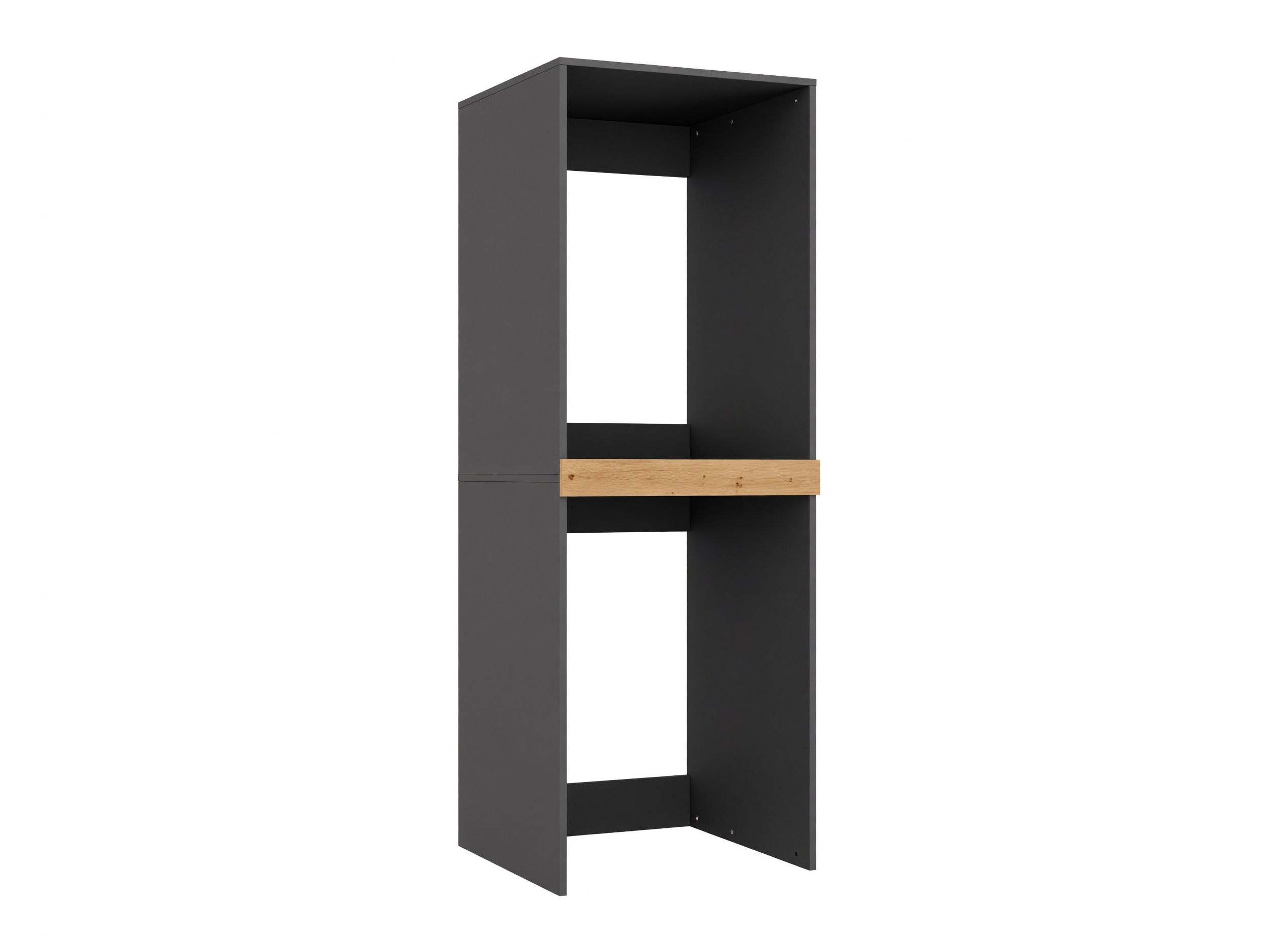 Bathroom shelf Balelbo 108 (Anthracite + Artisan oak)