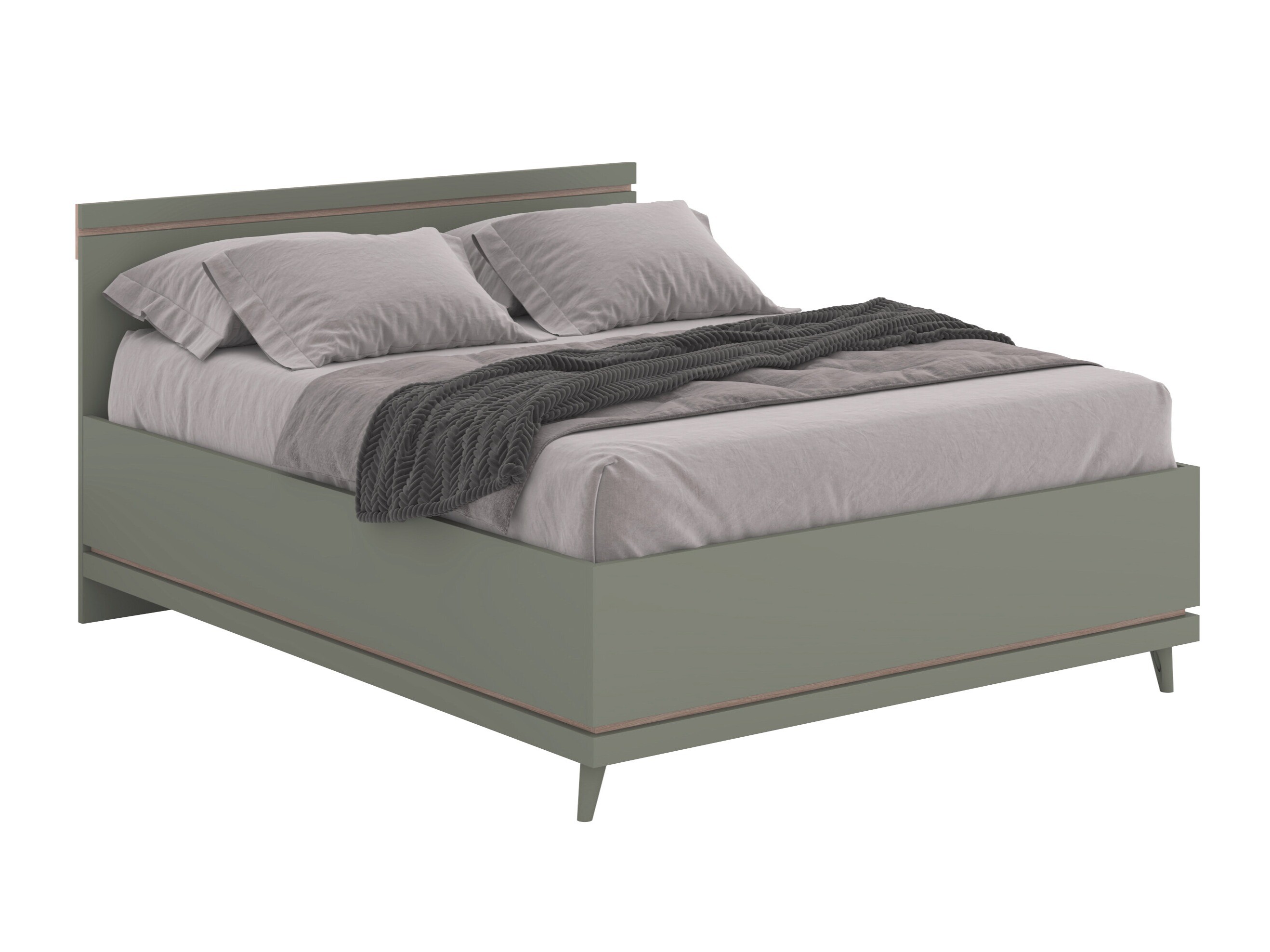 Bed Fertalu 107 (Green + Oak)