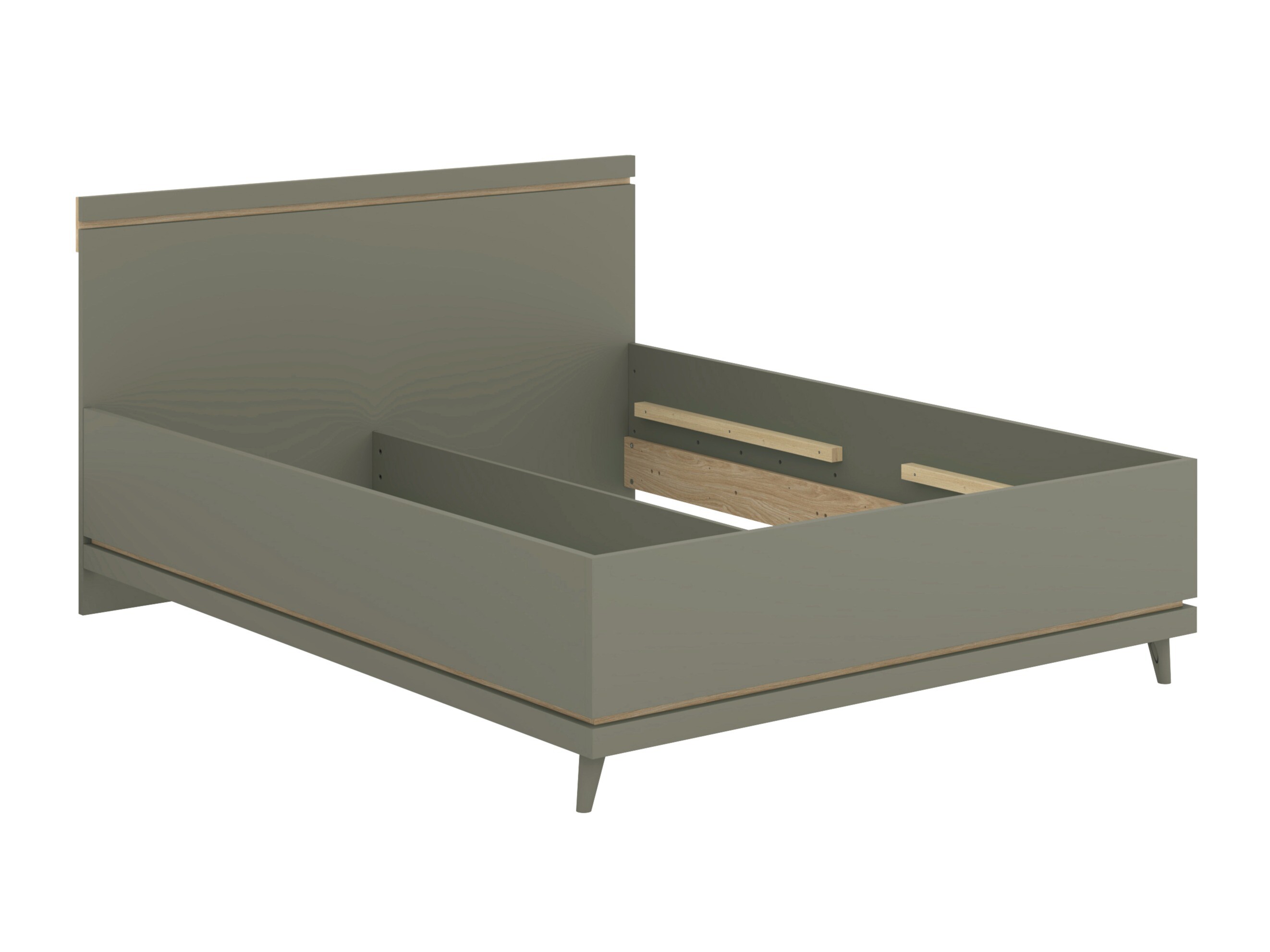 Bed Fertalu 107 (Green + Oak)