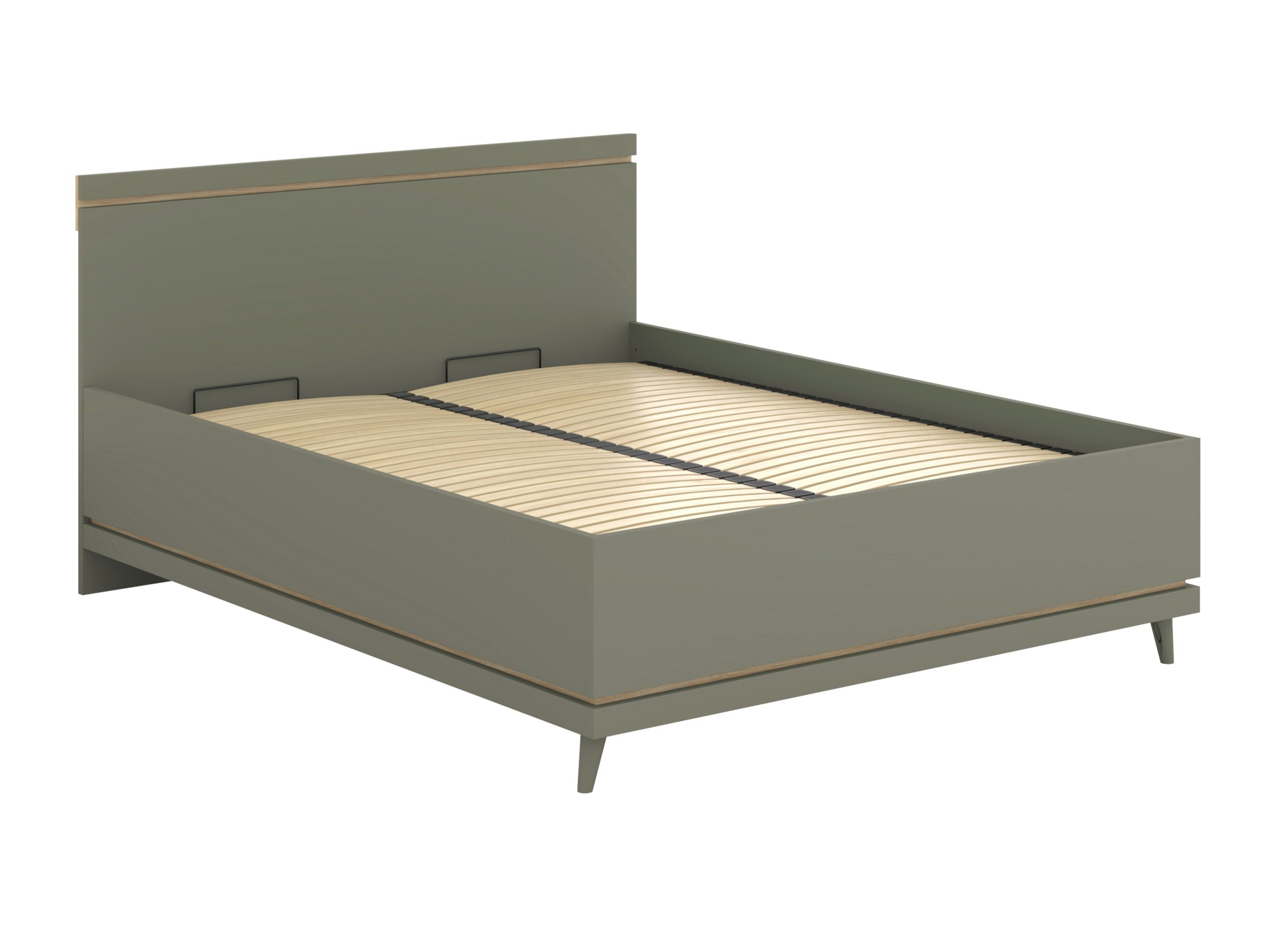 Bed Fertalu 107 (Green + Oak)