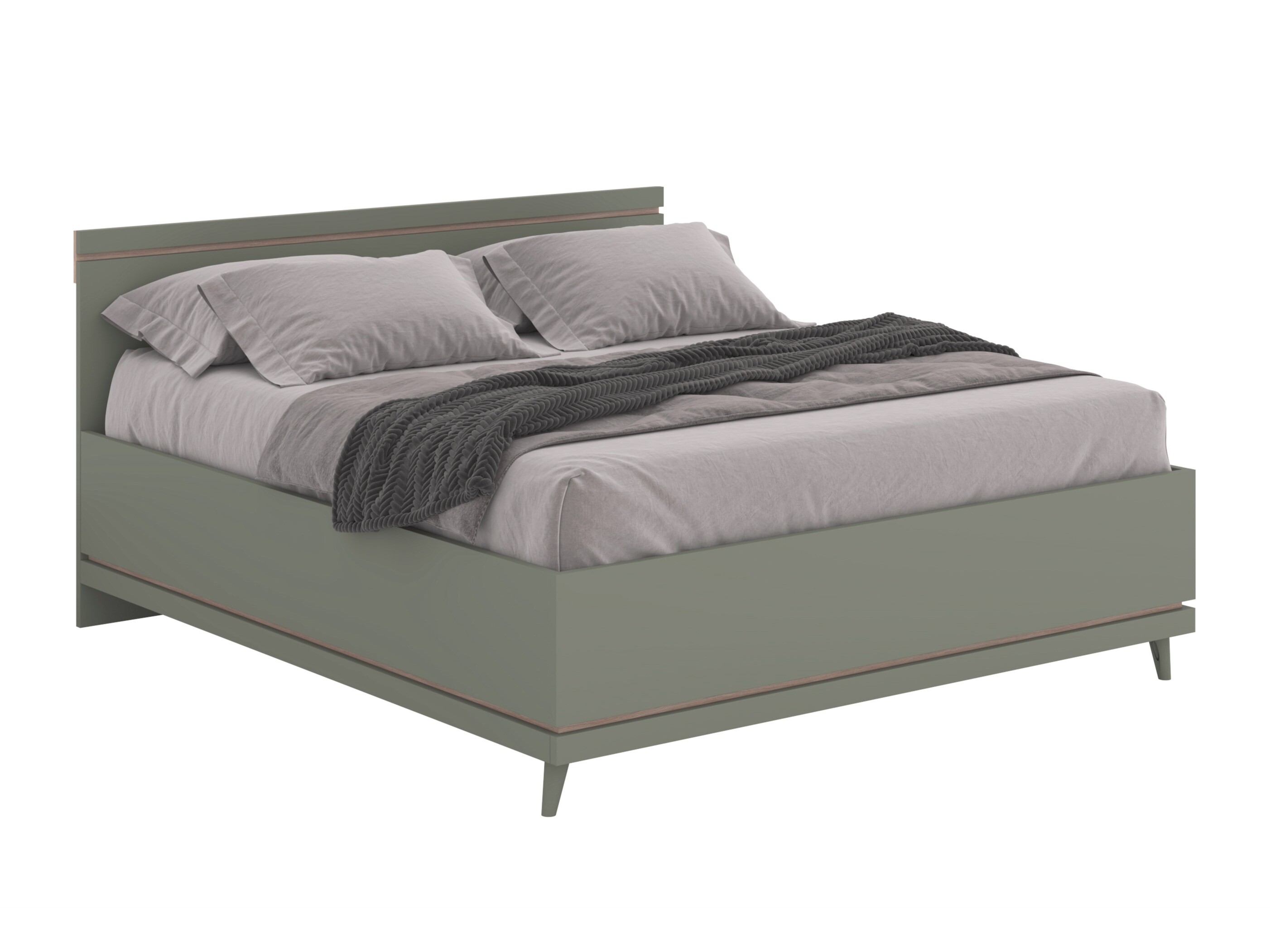 Bed Fertalu 107 (Green + Oak)