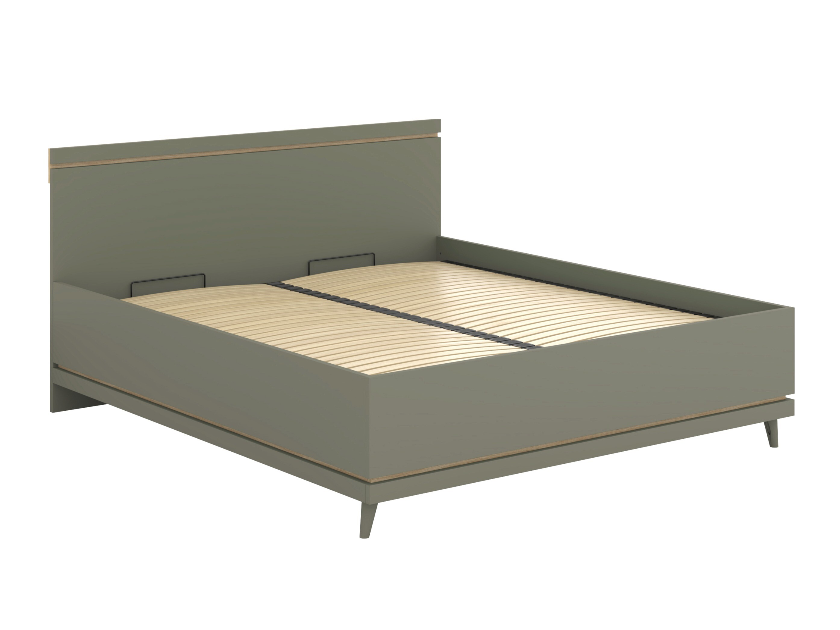 Bed Fertalu 107 (Green + Oak)