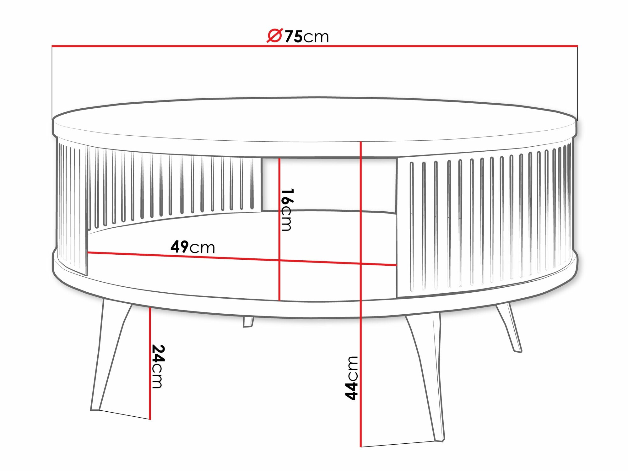 Coffee table Sordore 129