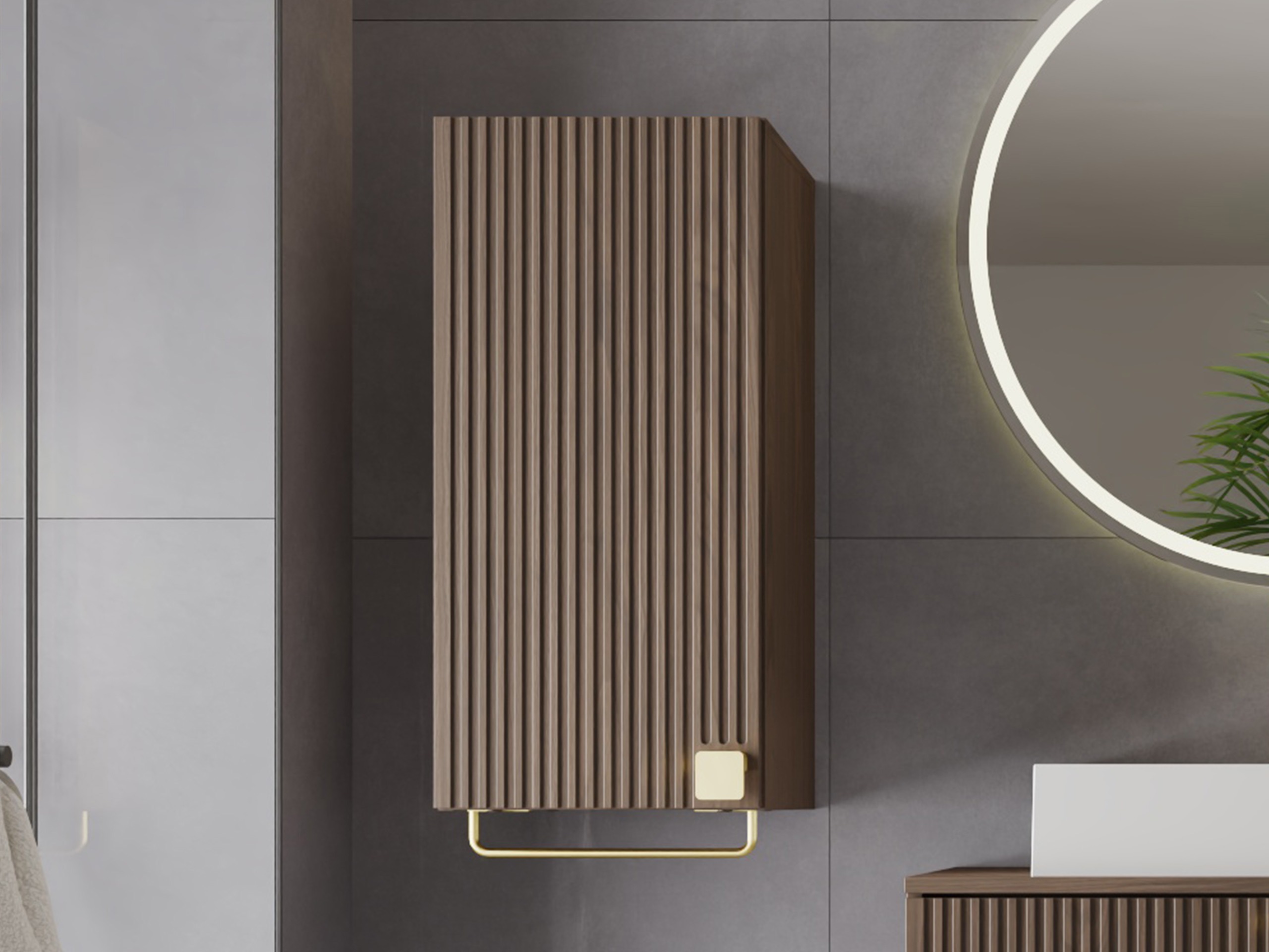 Wall-mounted bathroom cabinet Gratal