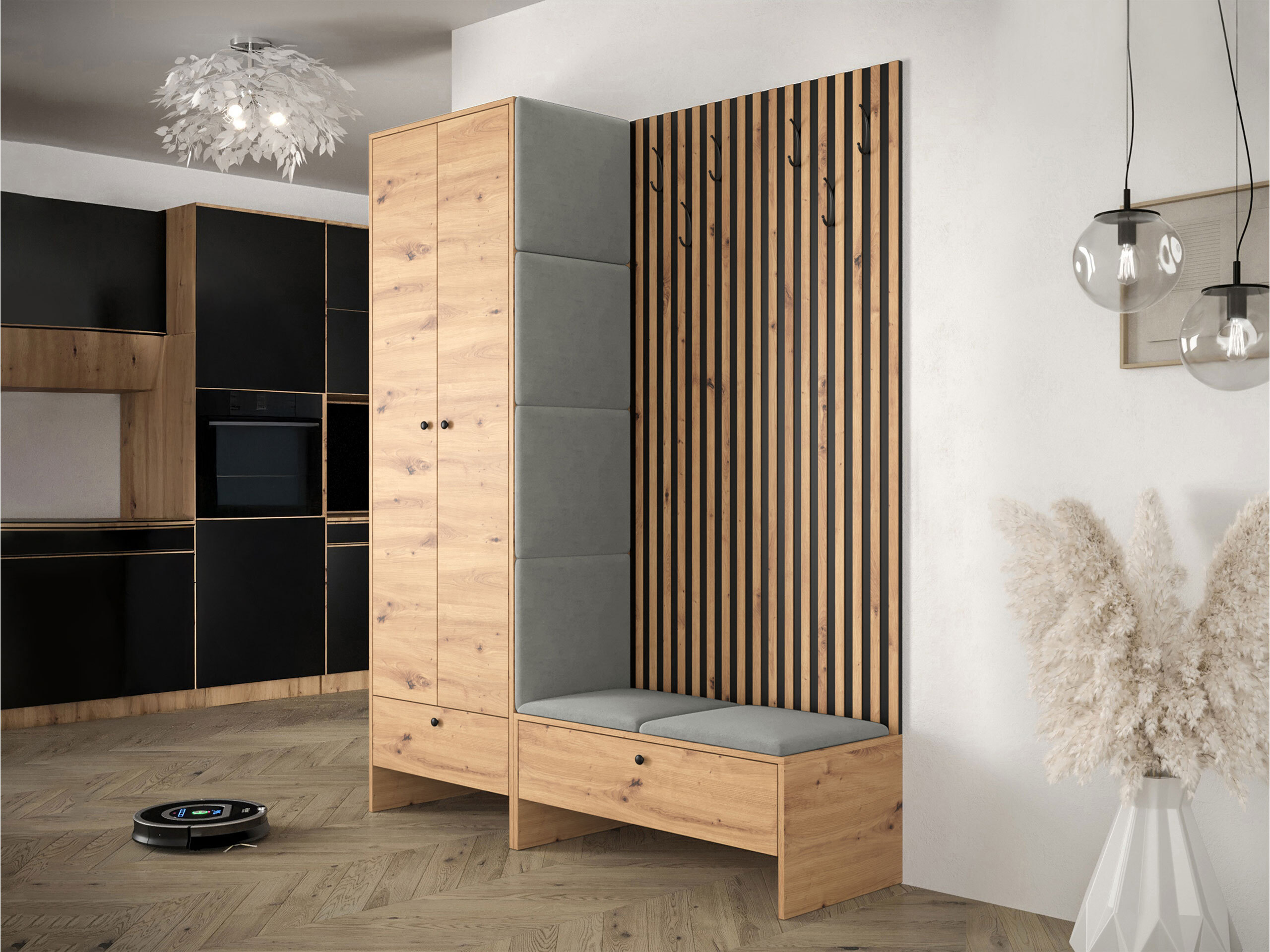 Hallway set Donio III (Artisan oak + Polo 894)