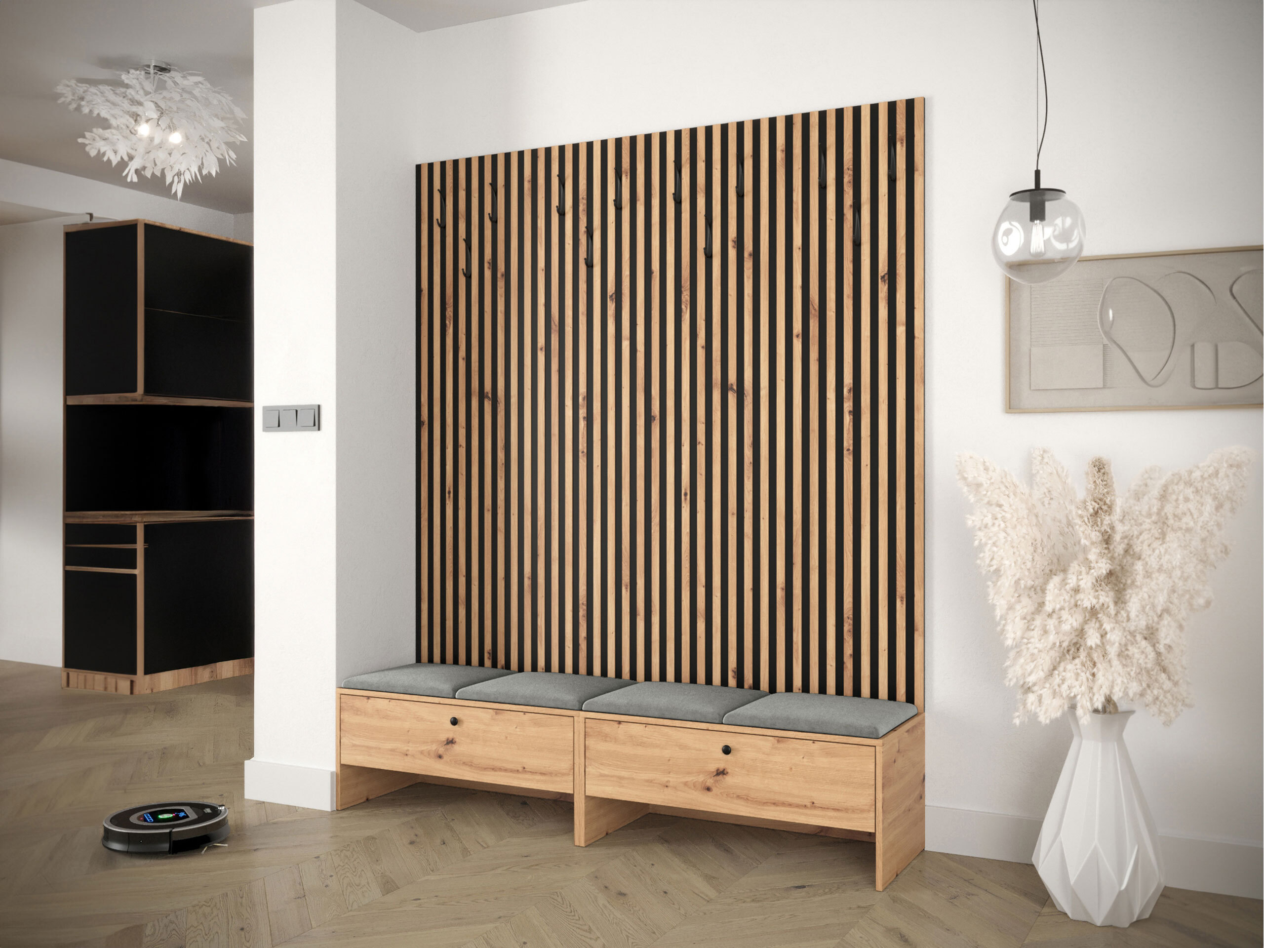 Hallway set Donio V (Artisan oak + Polo 894)