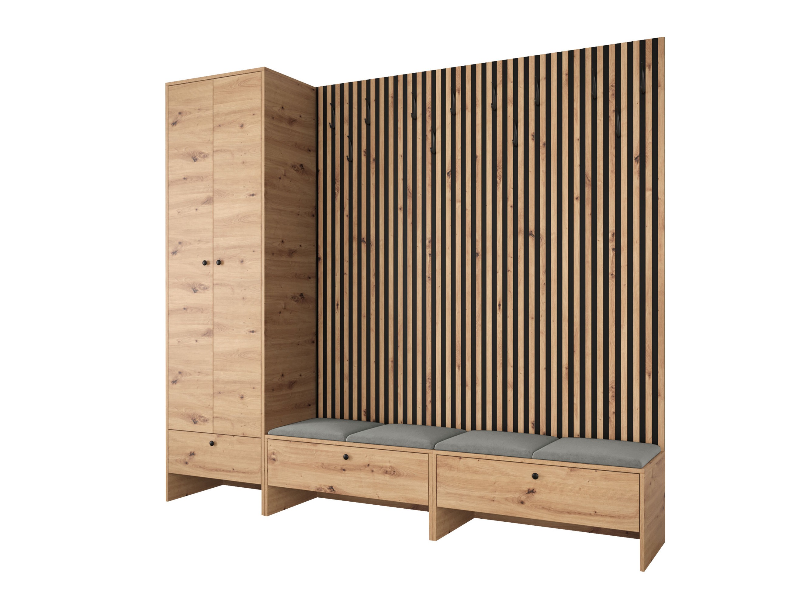 Hallway set Donio VI (Artisan oak + Polo 894)