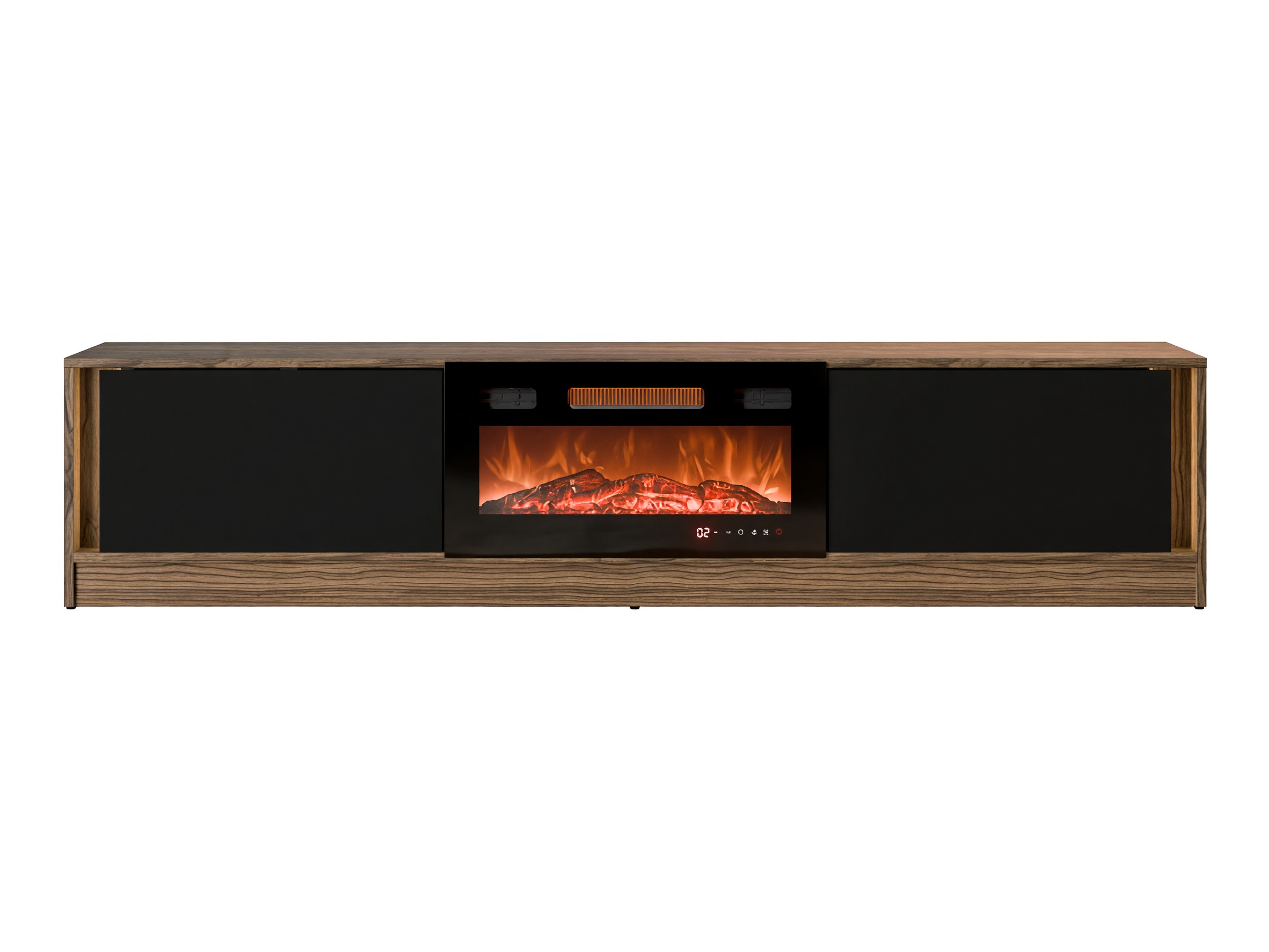 TV stand Charlotte 217 (Walnut + Black)
