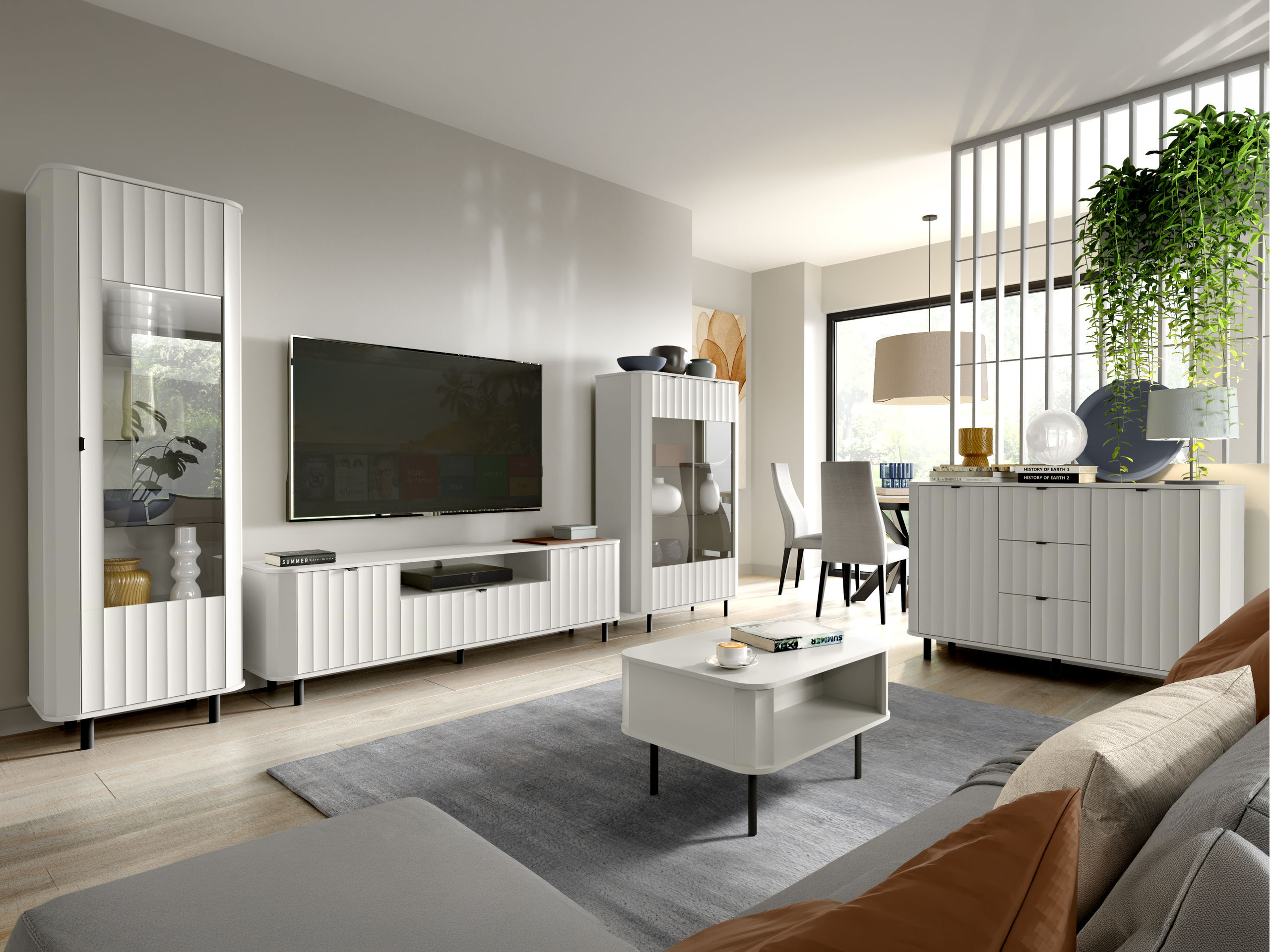 Bookcase Larala 104 (White)