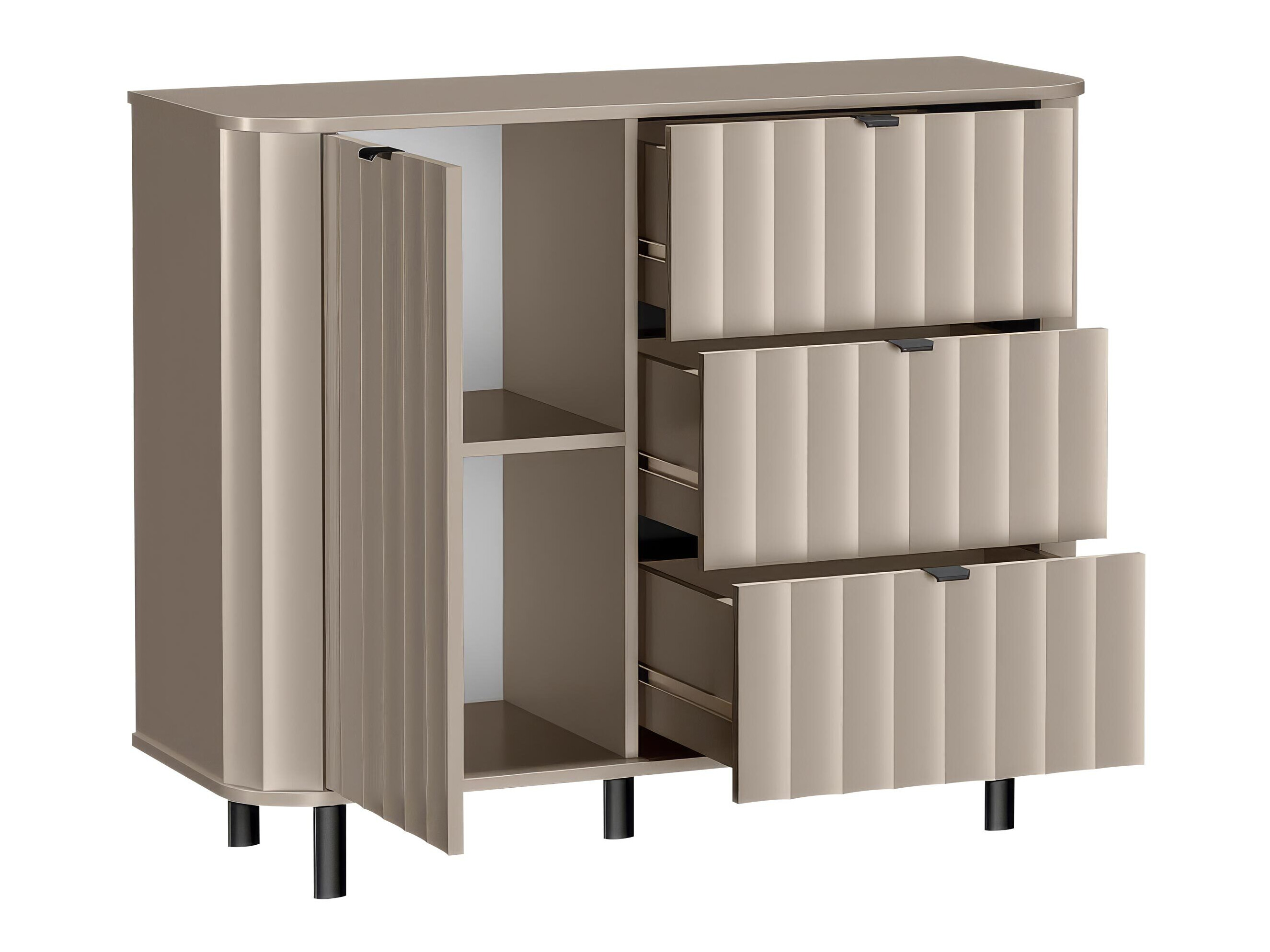Chest of drawers Larala 102 (Grey beige)