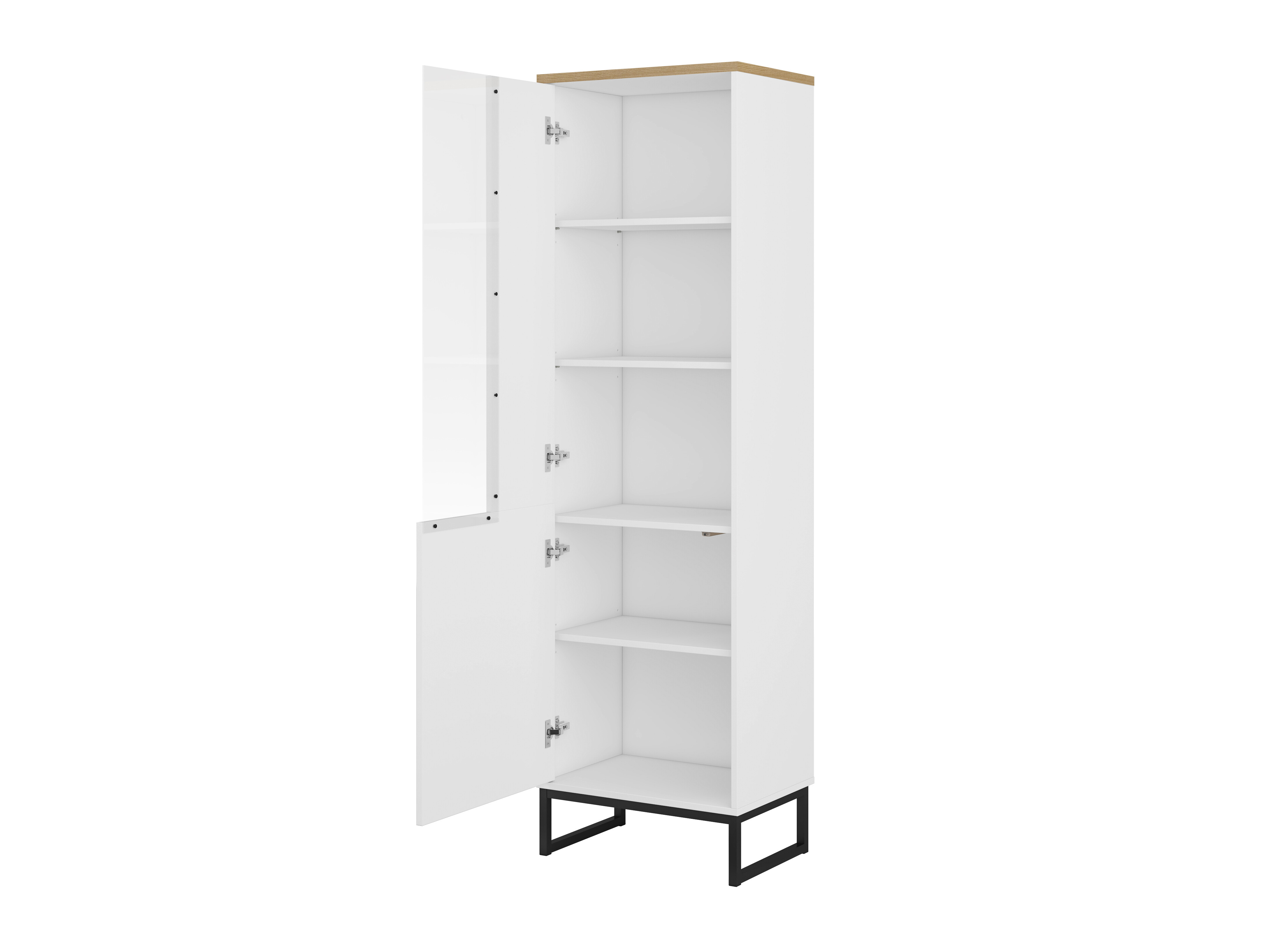 Bookcase Camtolo 104 (White + Light oak)