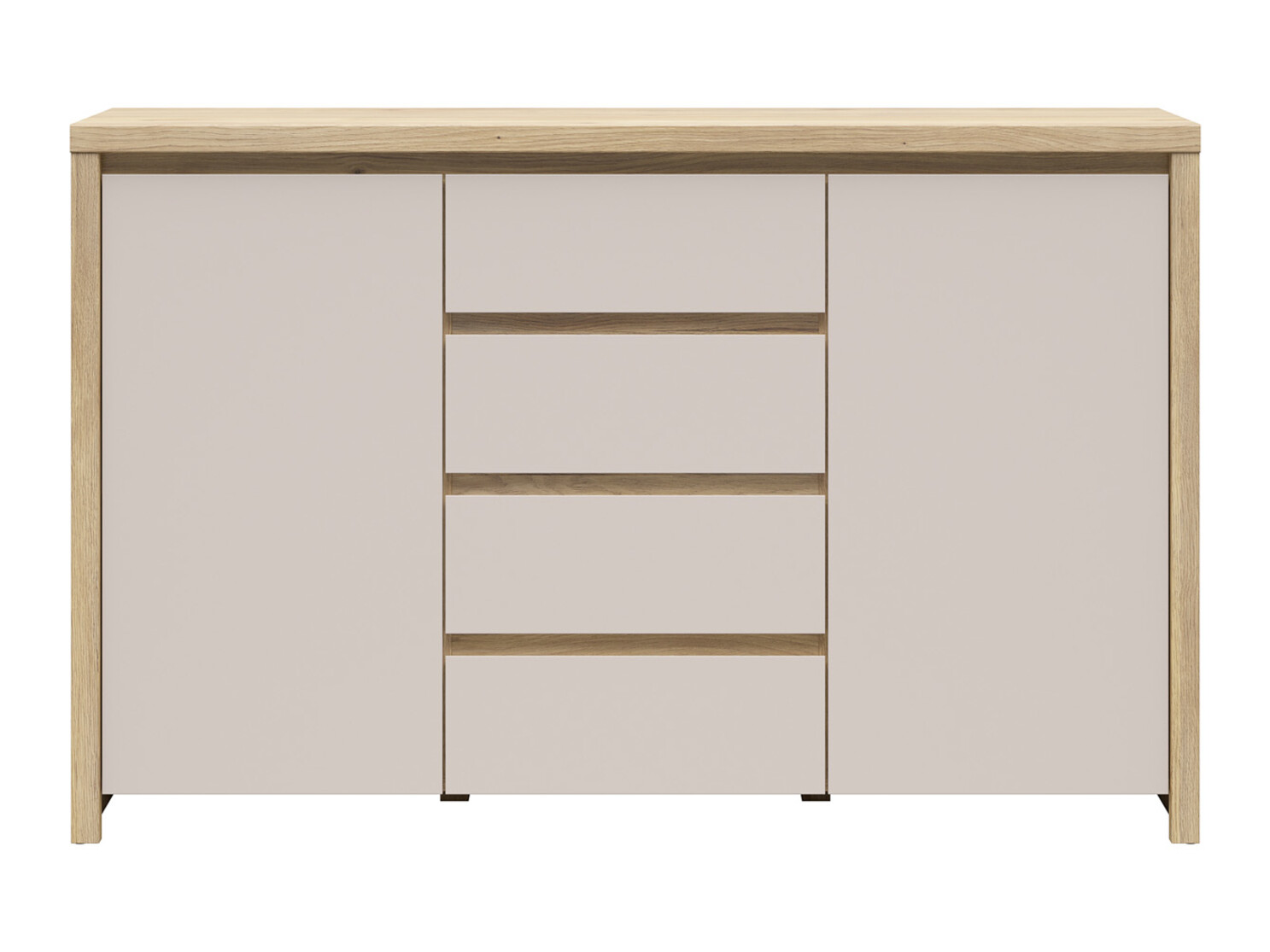 Chest of drawers Nolroma 103 (Oak + Cashmere)