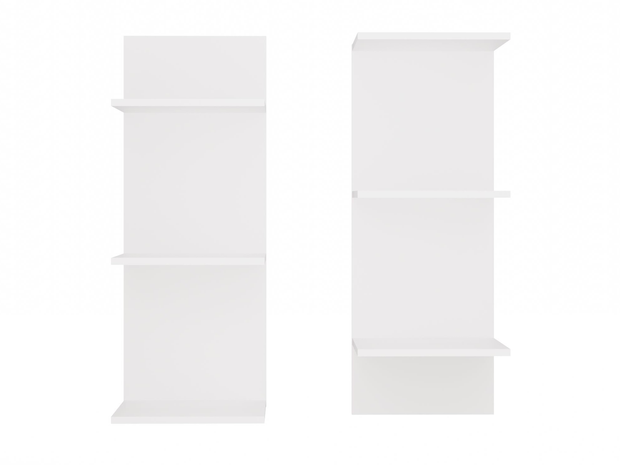 Wall-mounted set of shelves Mandeville 333
