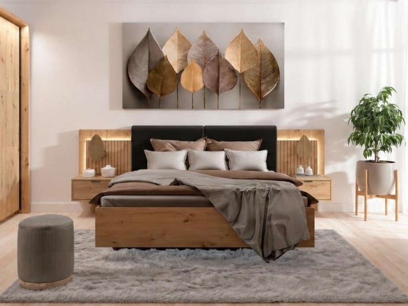 Bedside table Ludale 120 (Right)