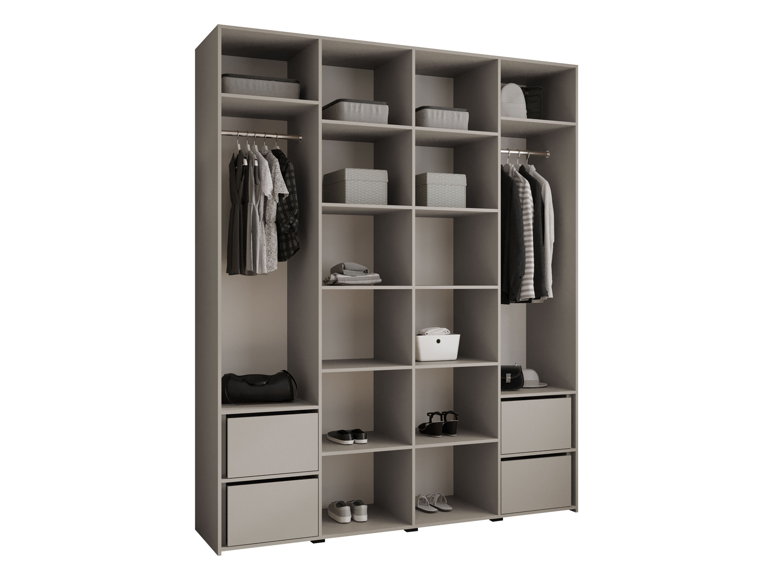 Wardrobe Hartford 570 (White)