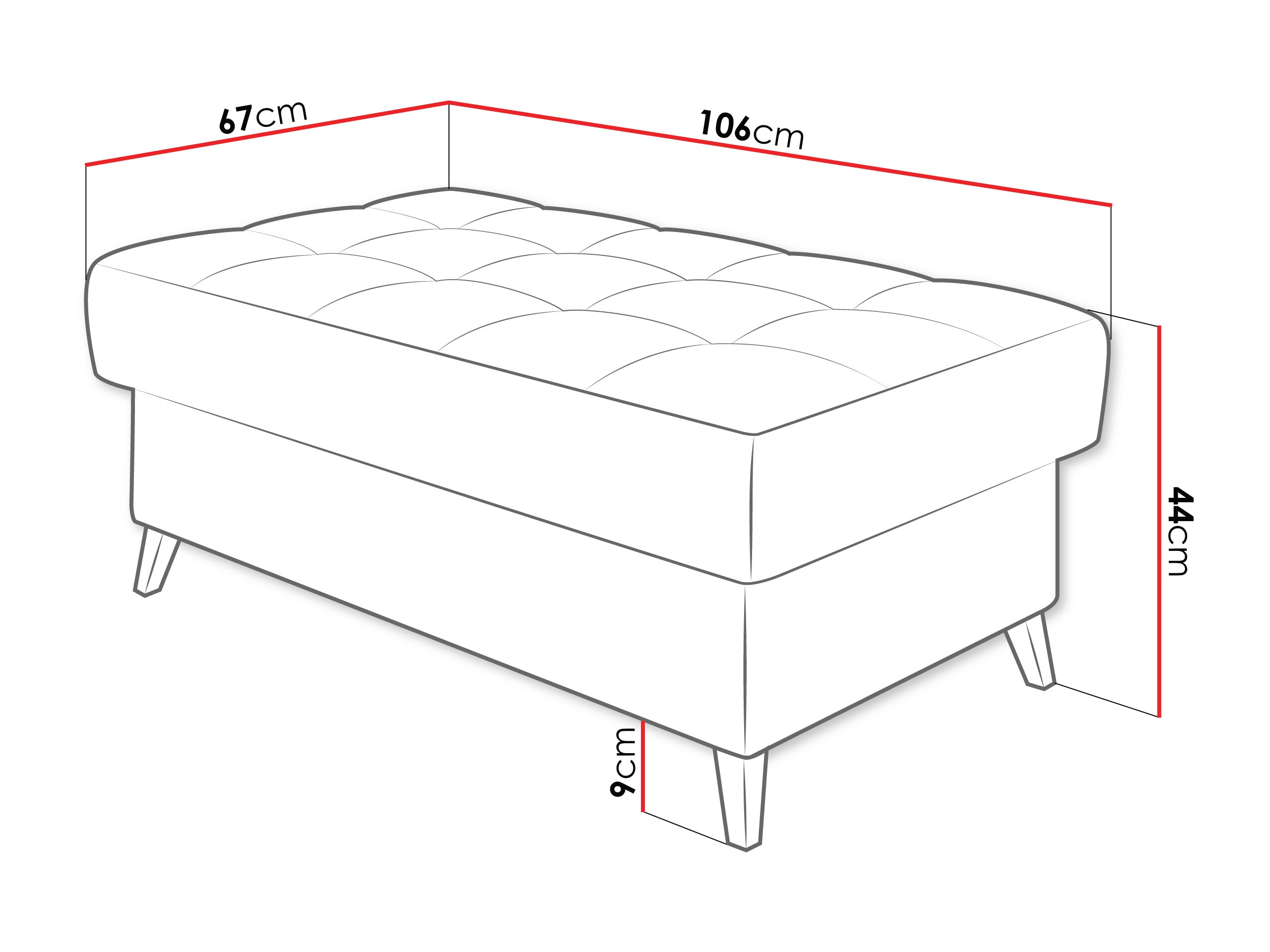 Upholstered bench Comfivo Agnus (Spirit Ash)