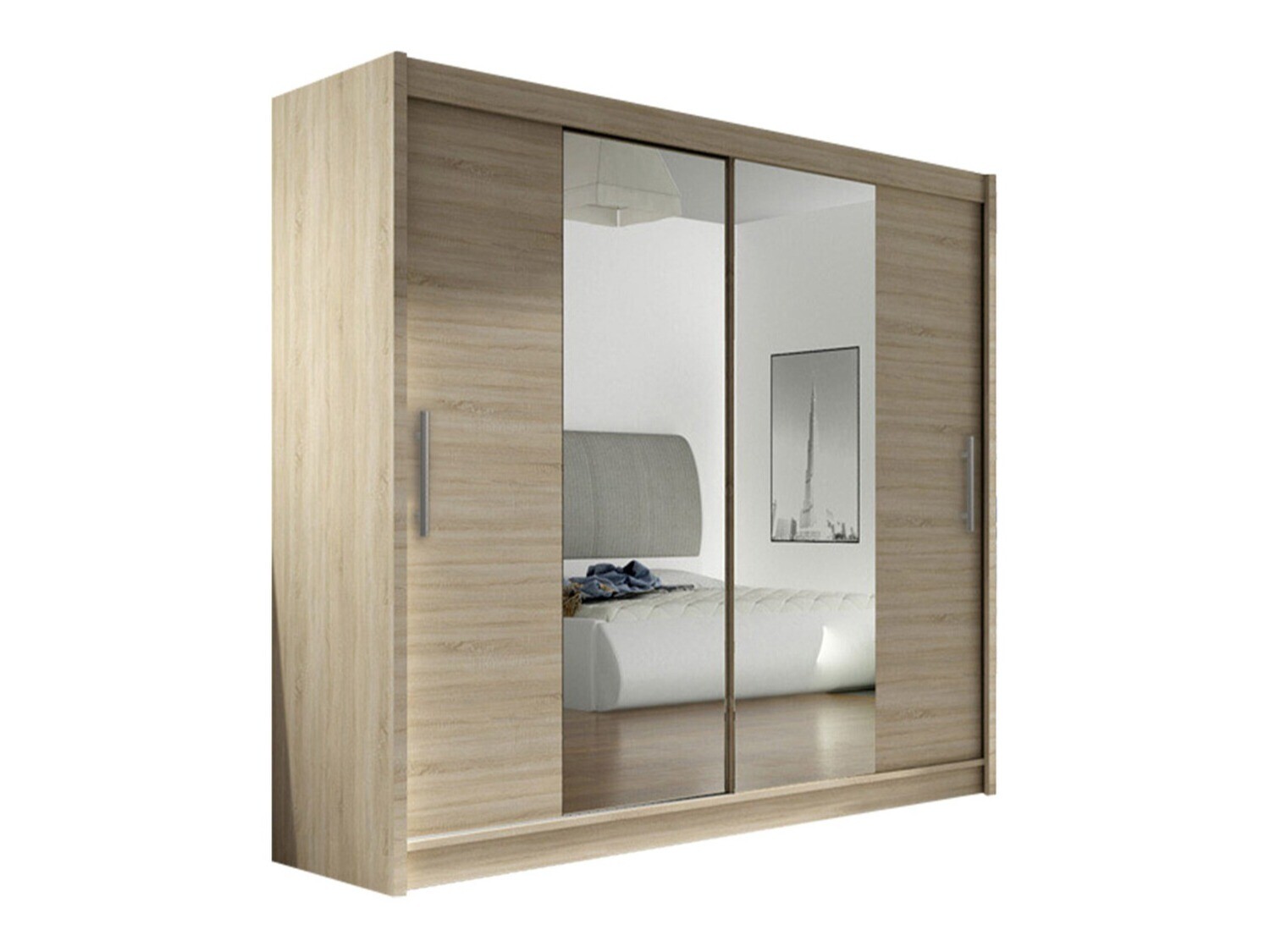 Wardrobe Closico Pallor II (Sonoma oak)