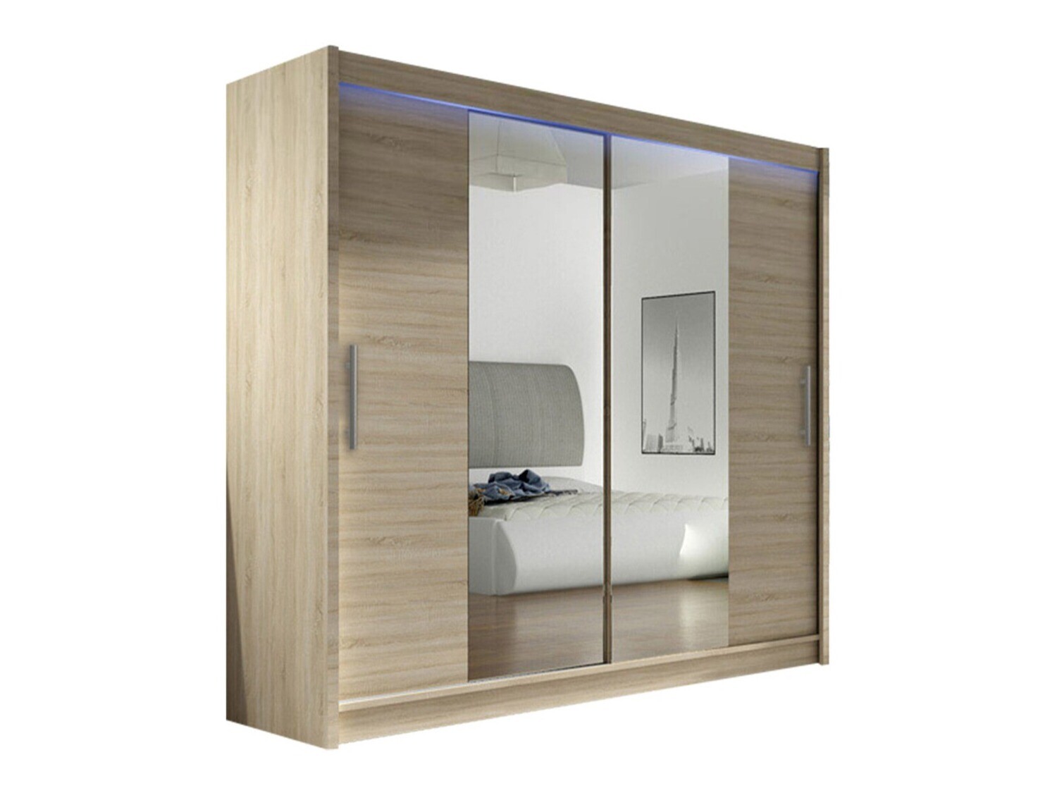 Wardrobe Closico Pallor II (Sonoma oak)