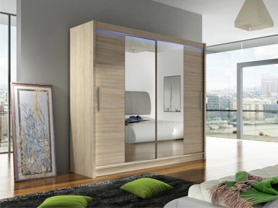 Wardrobe Closico Pallor II (Sonoma oak)