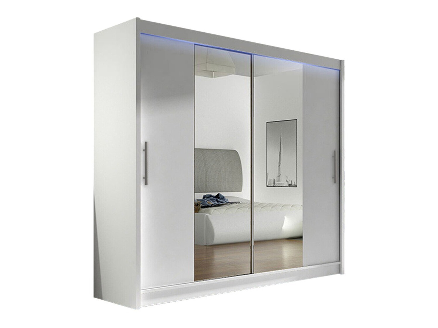 Wardrobe Closico Pallor II (White)
