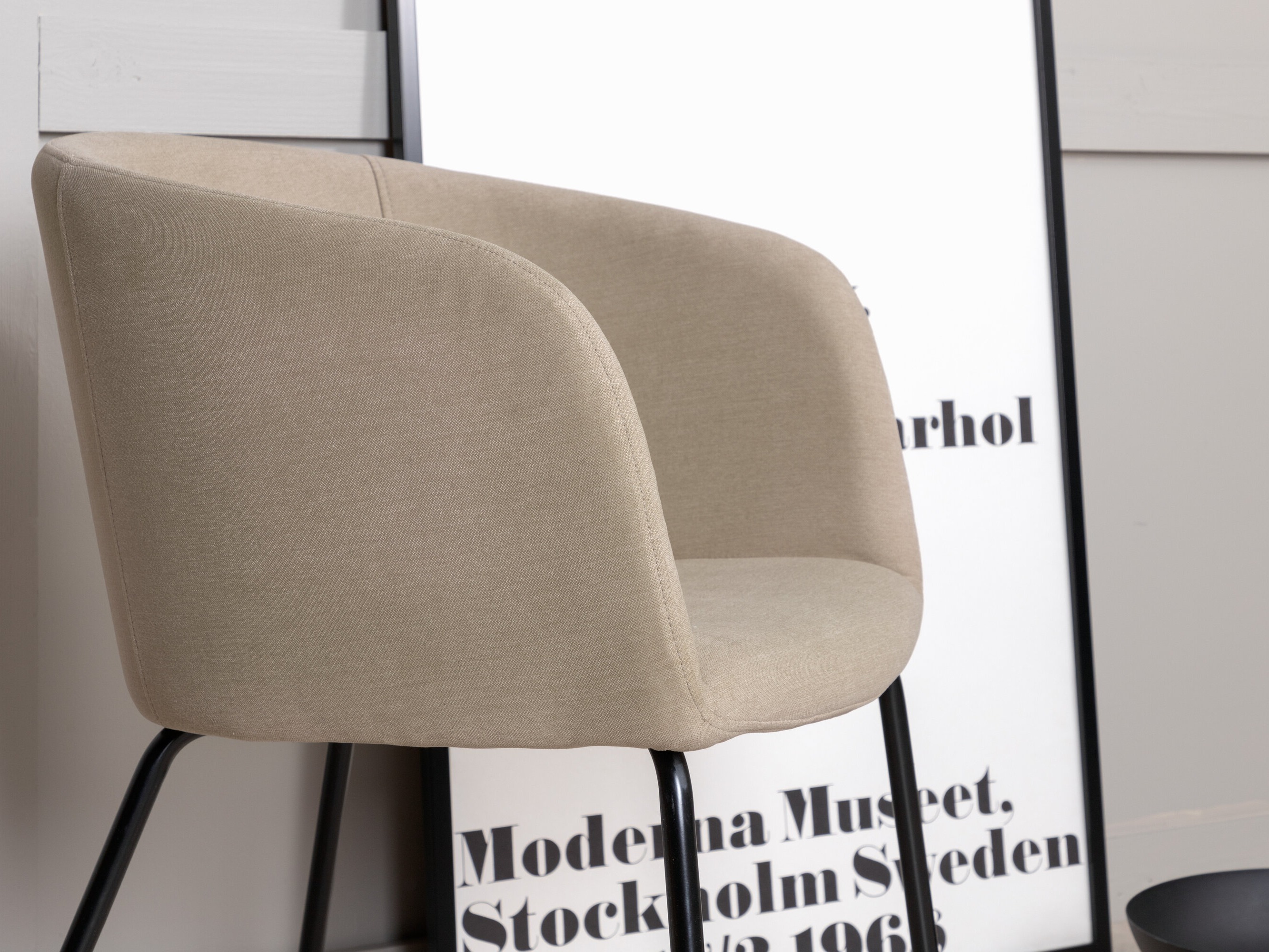 Chair Dallas 2603 (Beige + Black)