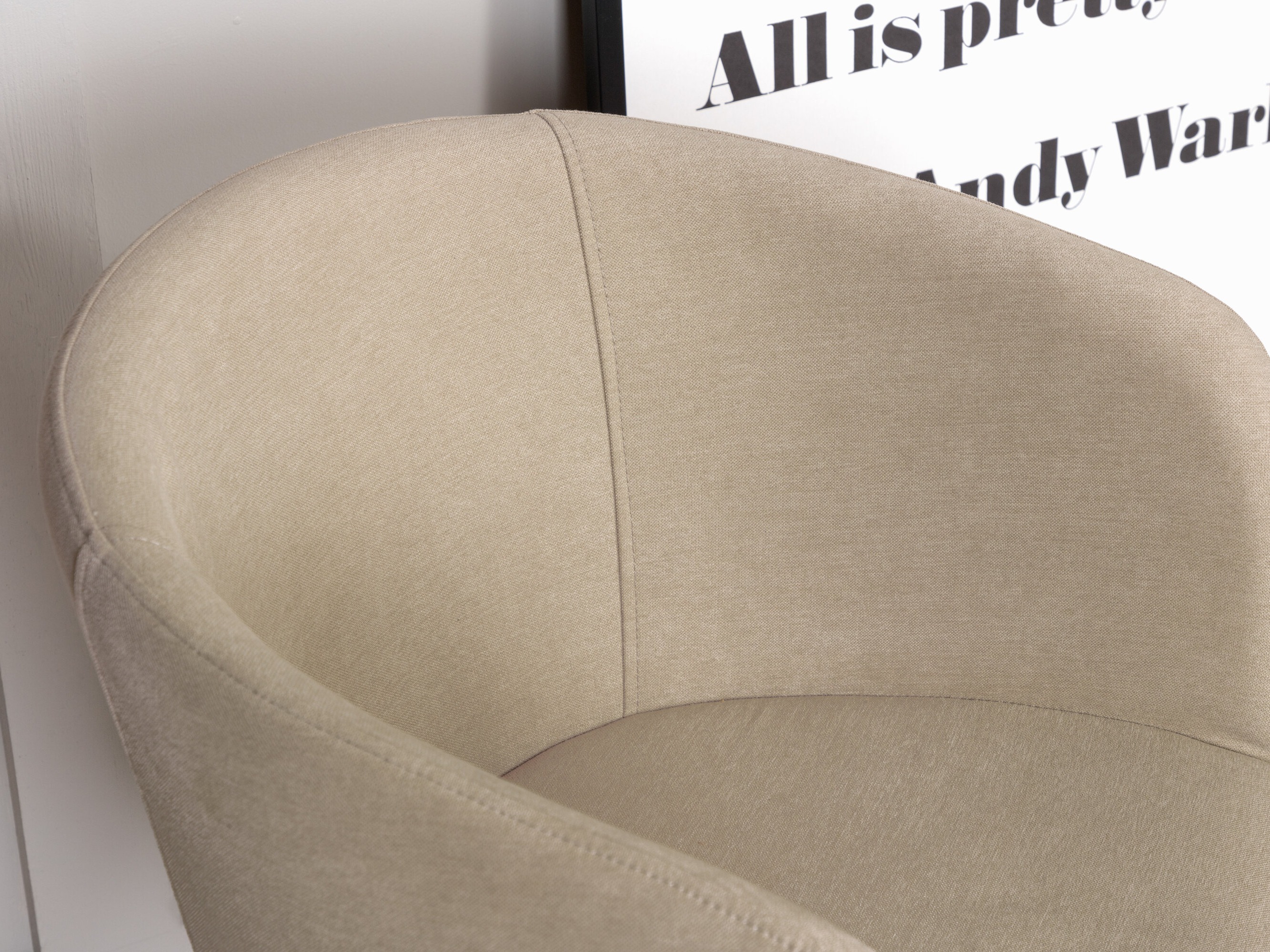 Chair Dallas 2603 (Beige + Black)
