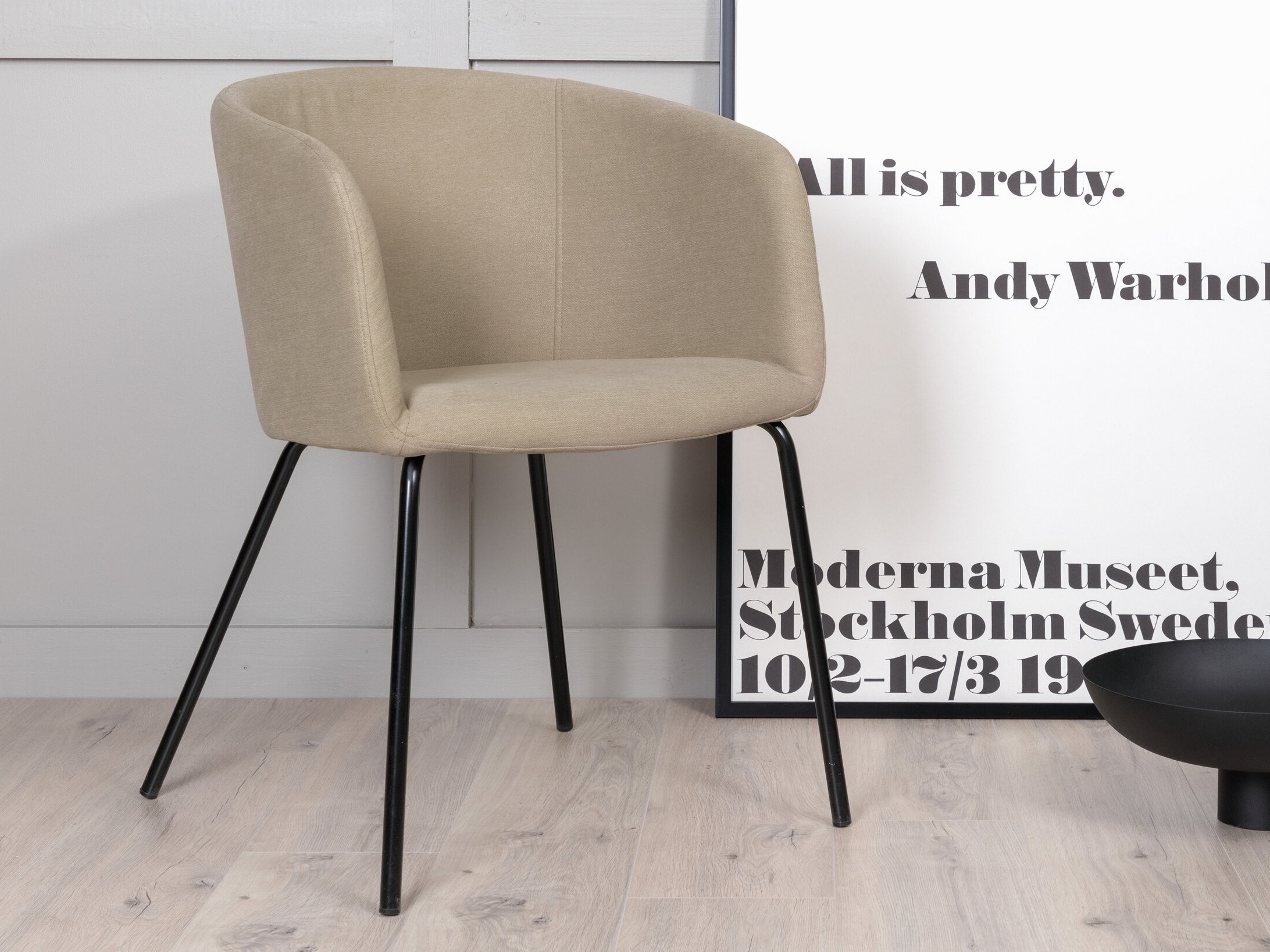 Chair Dallas 2603 (Beige + Black)