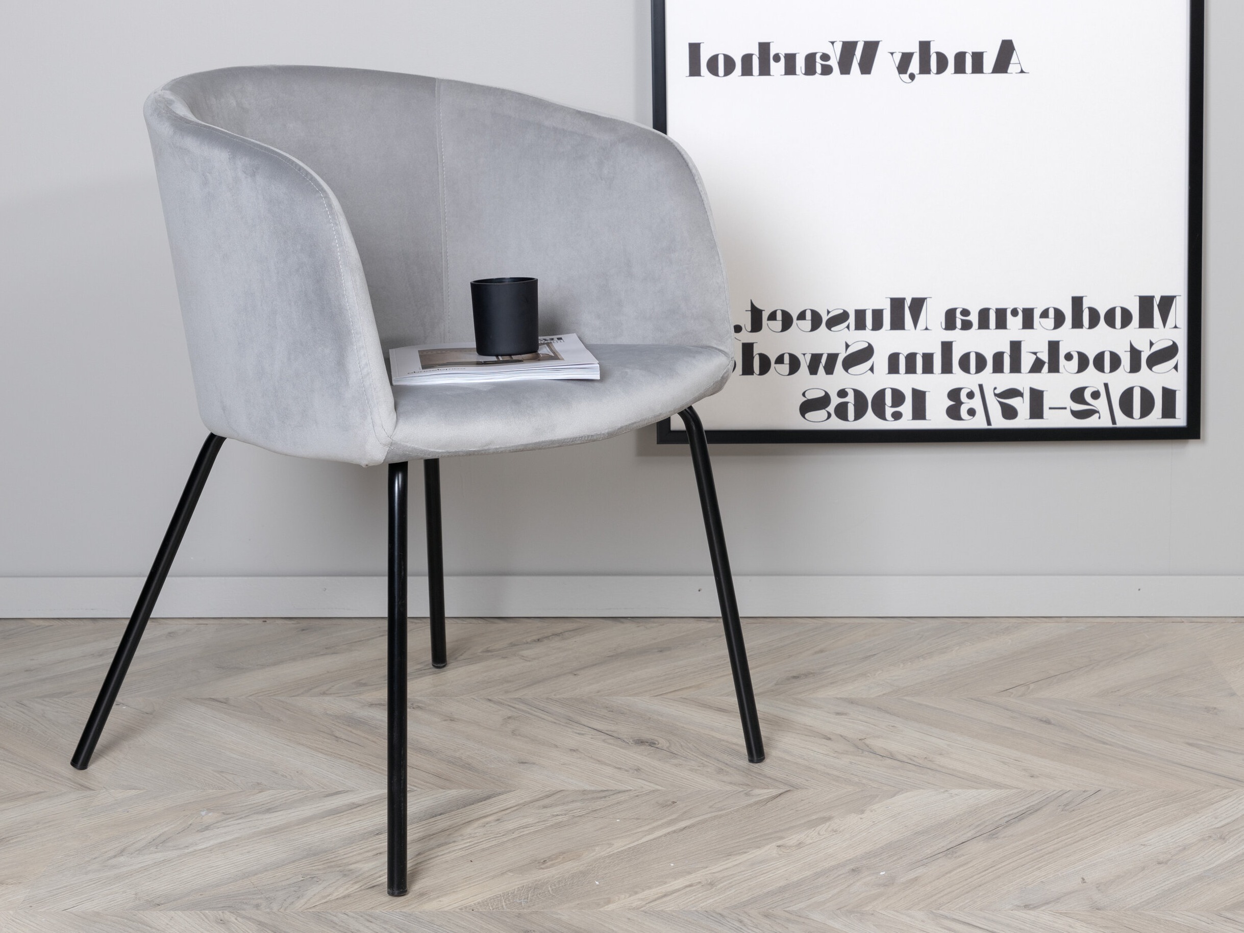 Chair Dallas 2603 (Grey + Black)