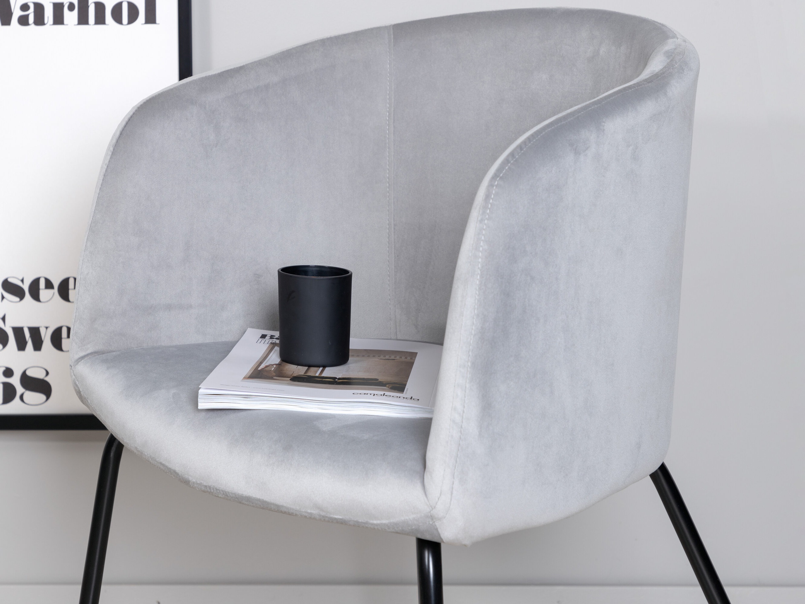 Chair Dallas 2603 (Grey + Black)