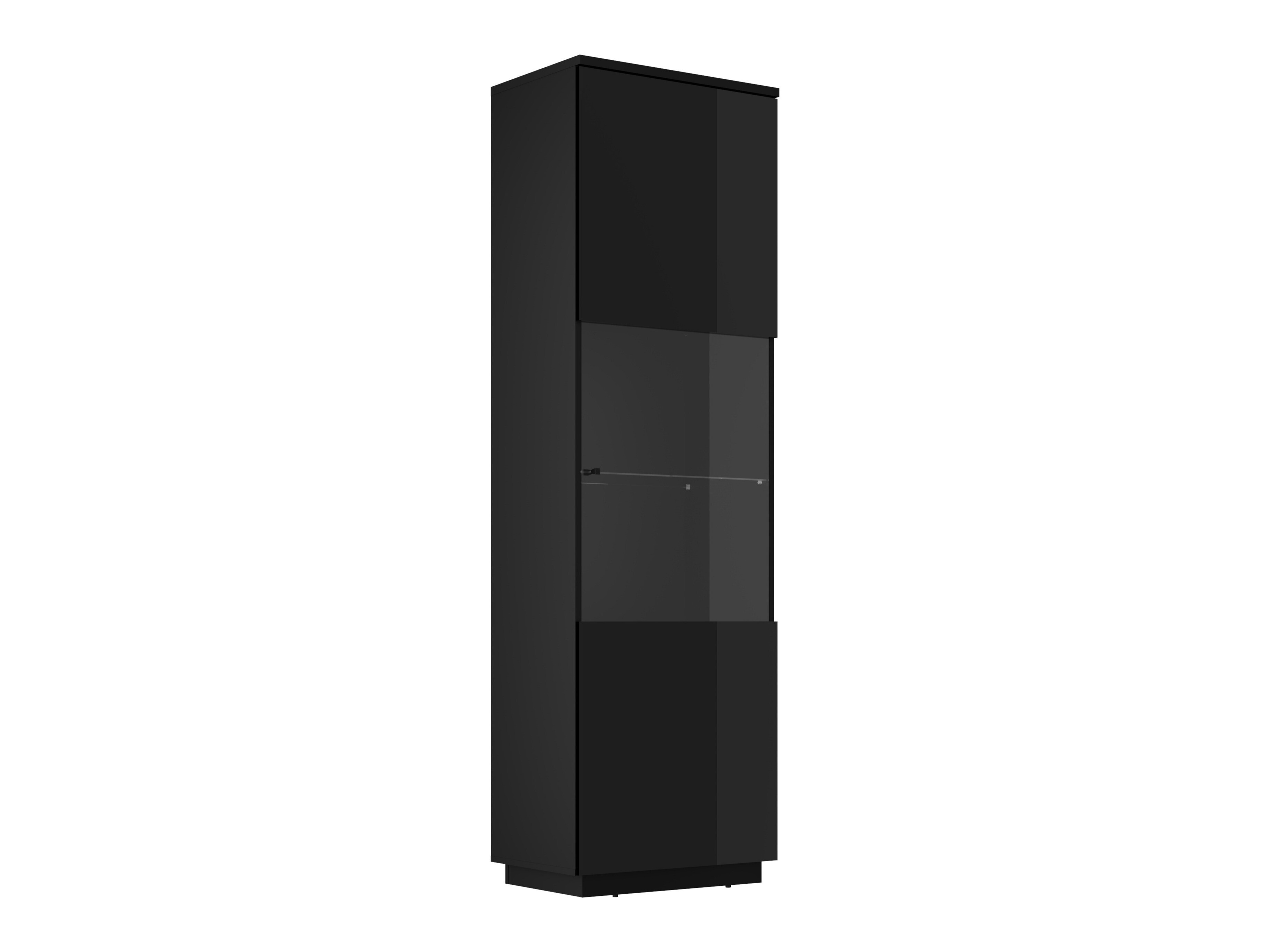 Bookcase Talevaro 101 (Black + Glossy black)