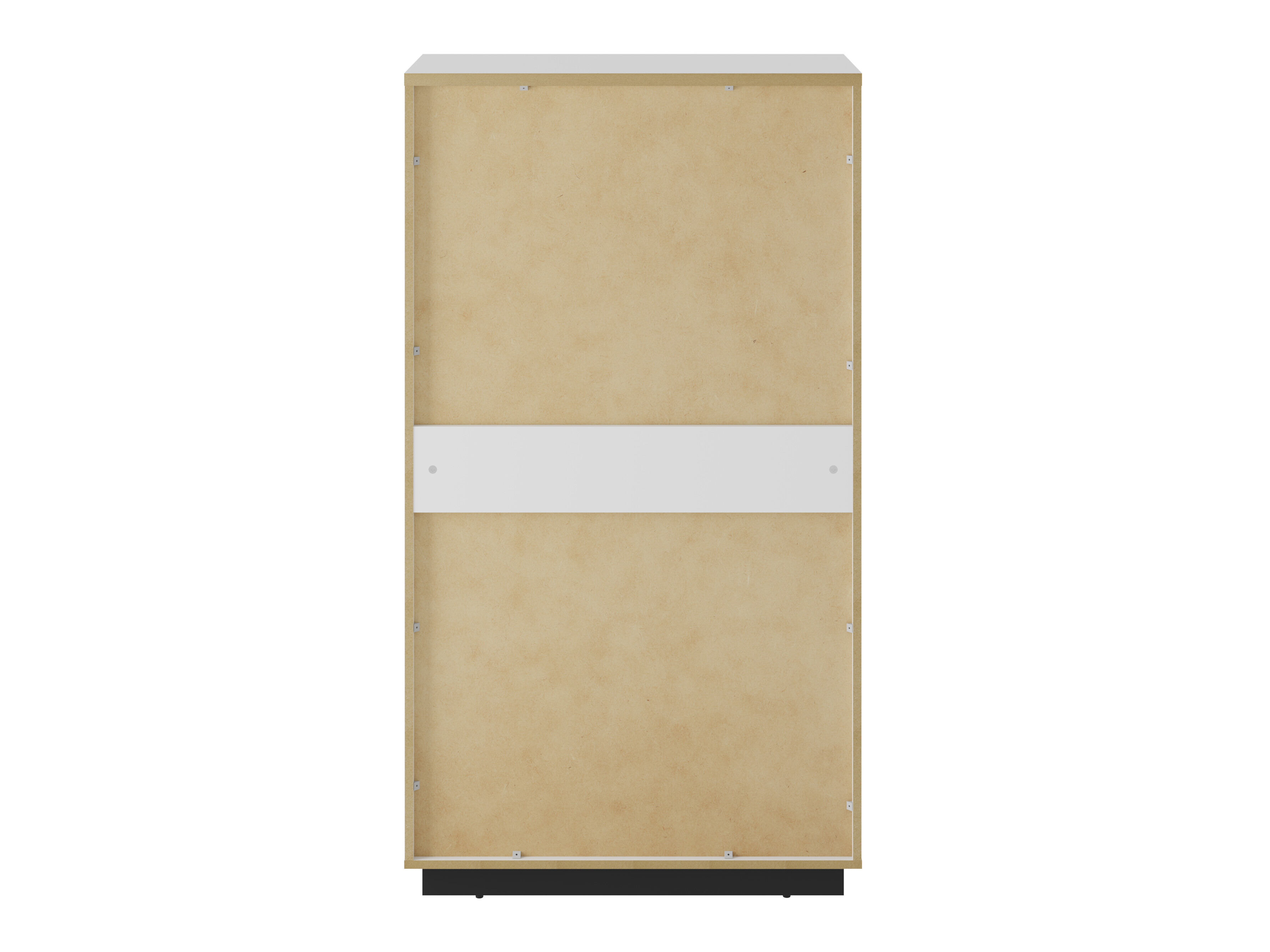 Bookcase Talevaro 104 (White + Glossy white)