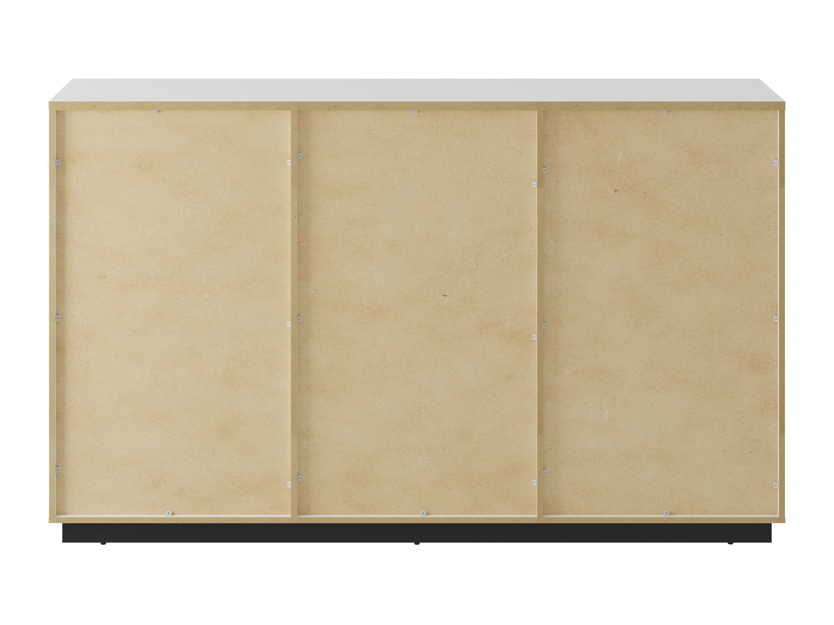 Chest of drawers Talevaro 105 (White + Glossy white)