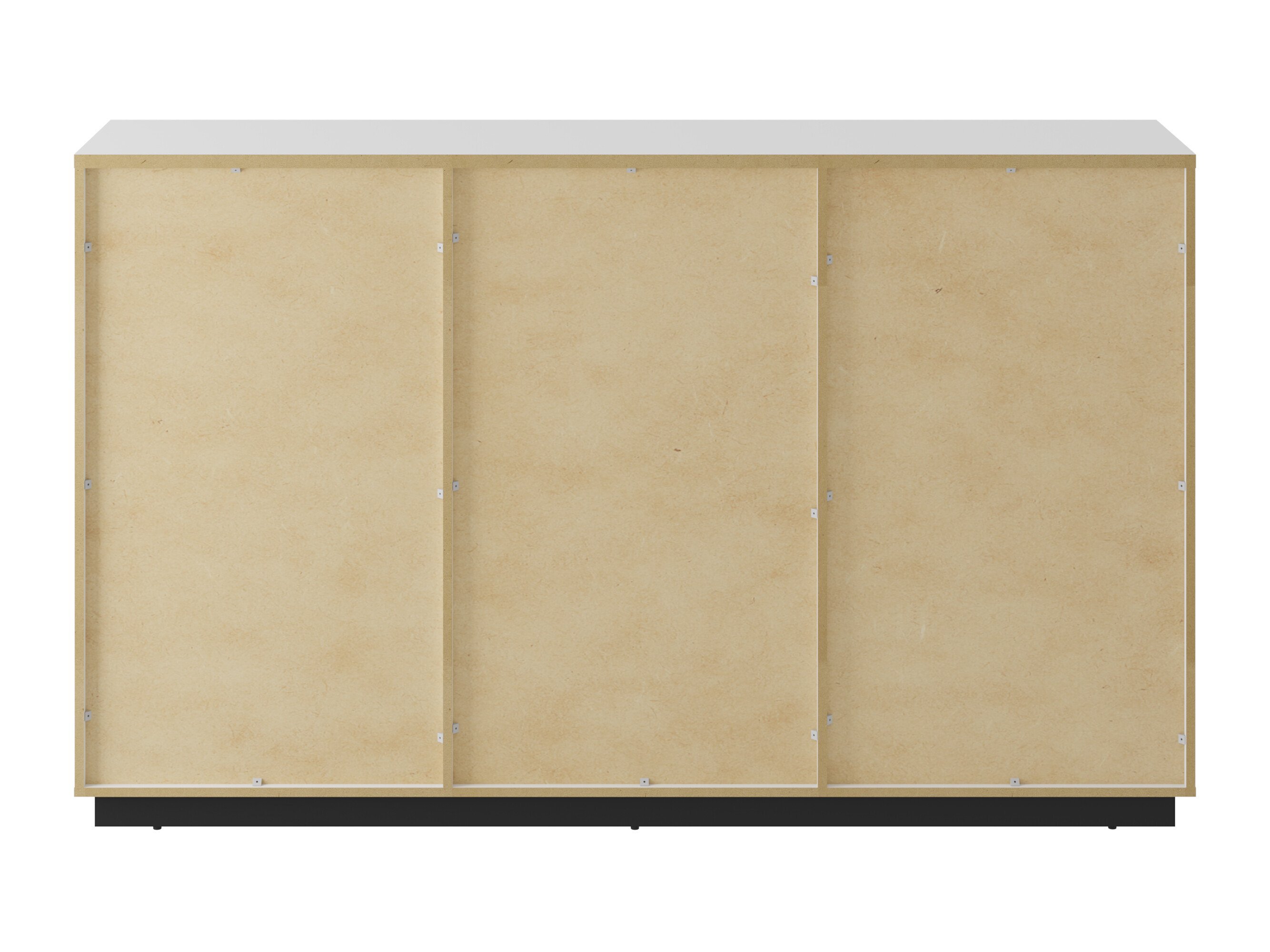 Chest of drawers Talevaro 105 (White + Glossy white)