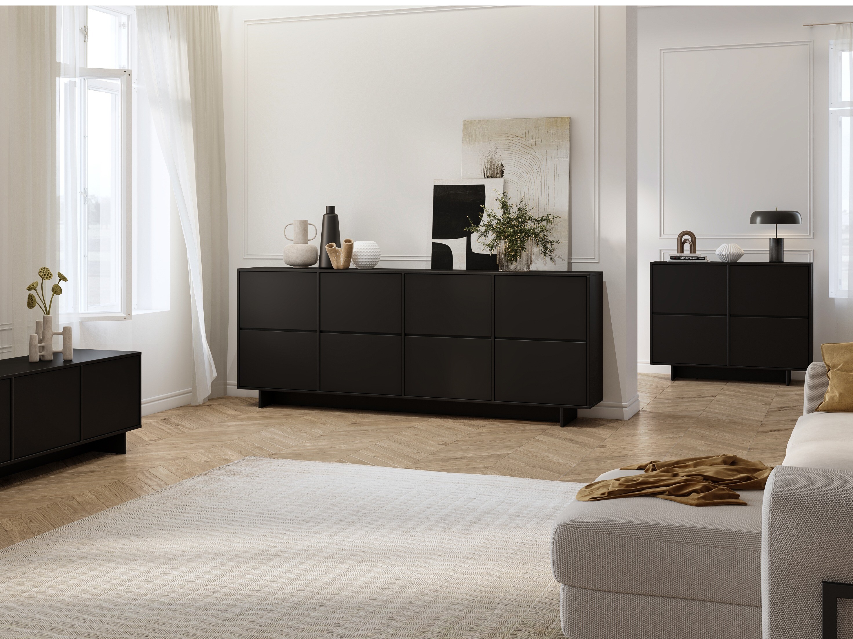 Sideboard Cavbali 102 (Black)