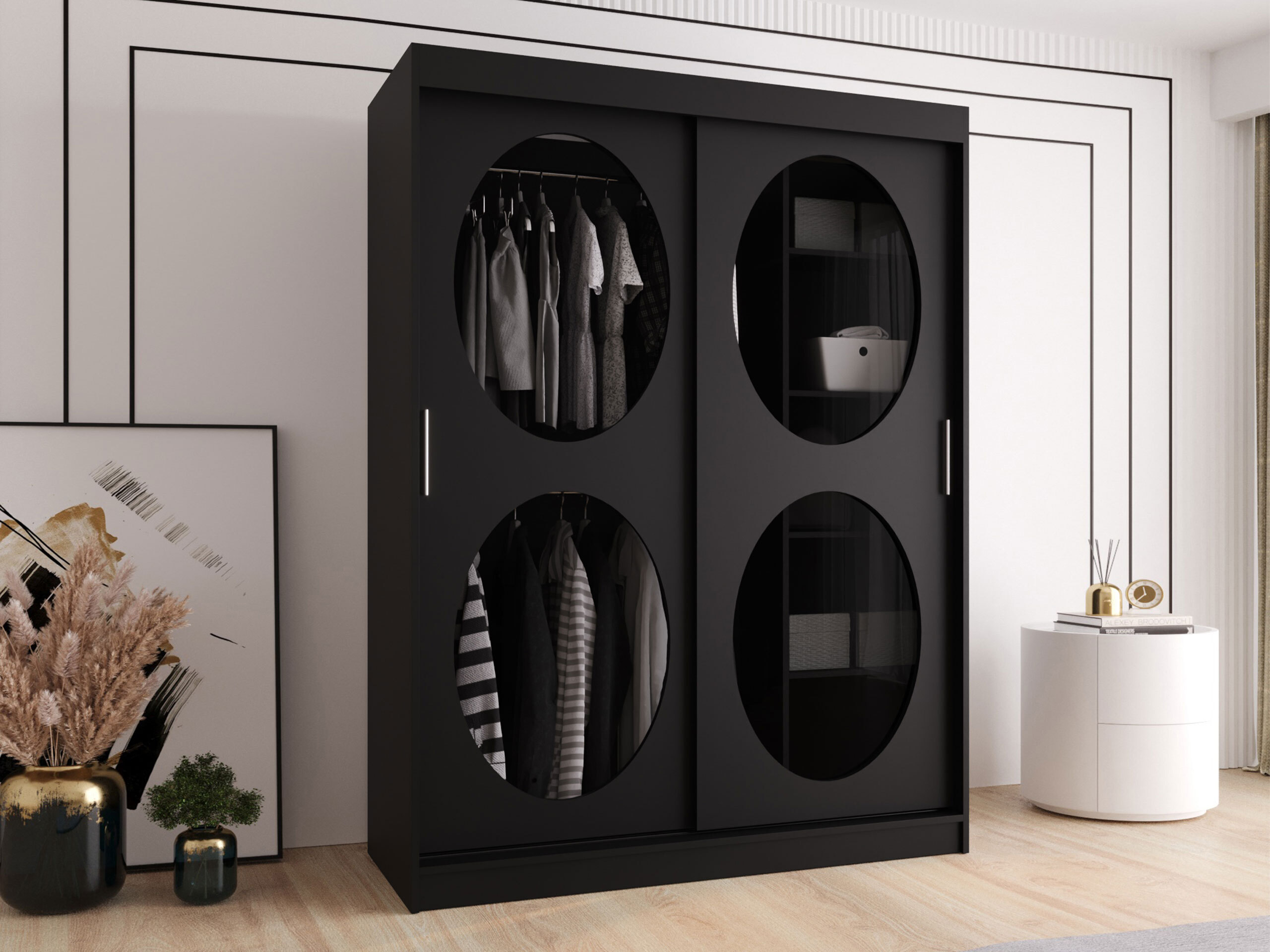 Wardrobe Hartford 527 (Black)