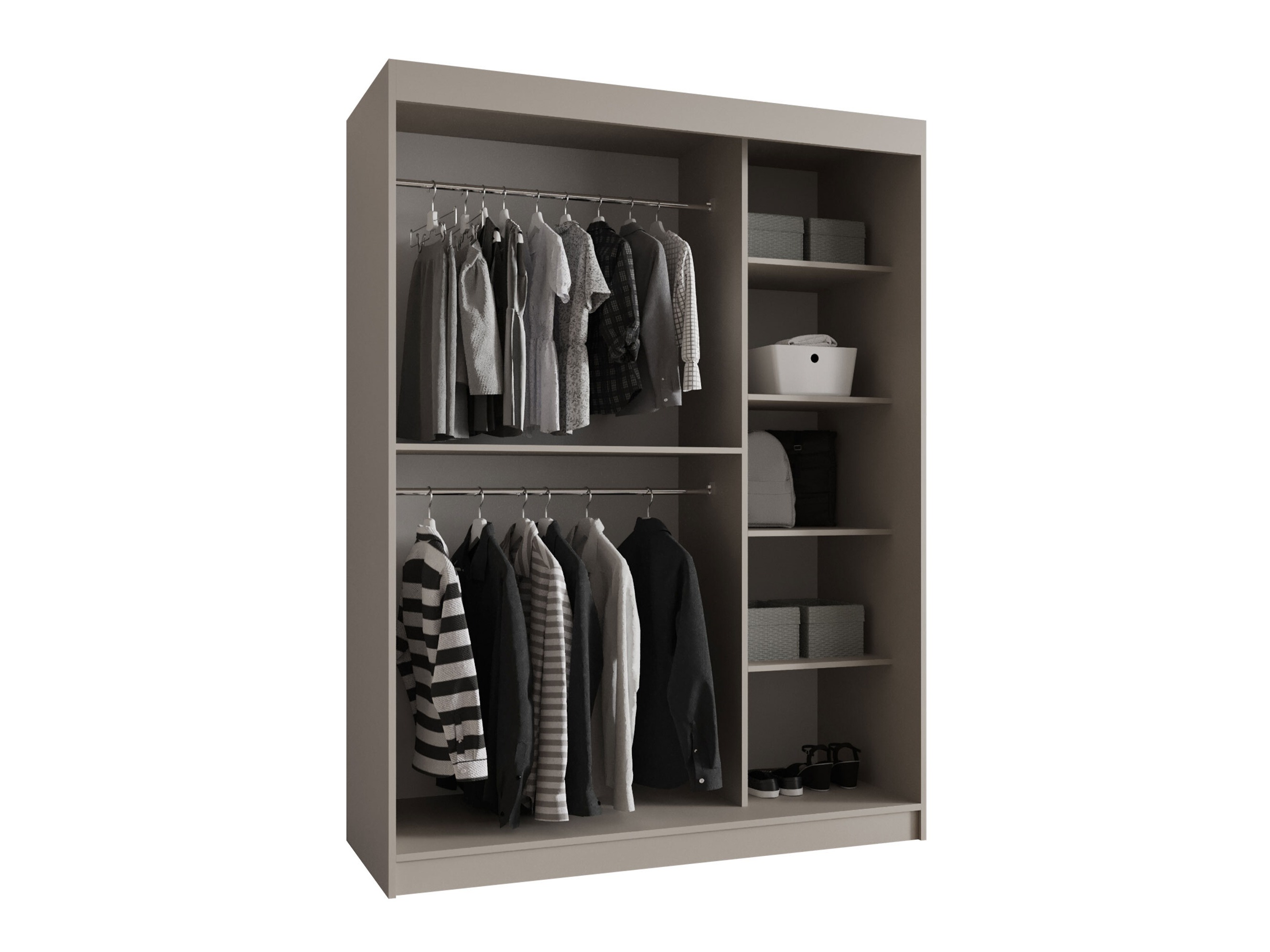 Wardrobe Hartford 527 (Black)