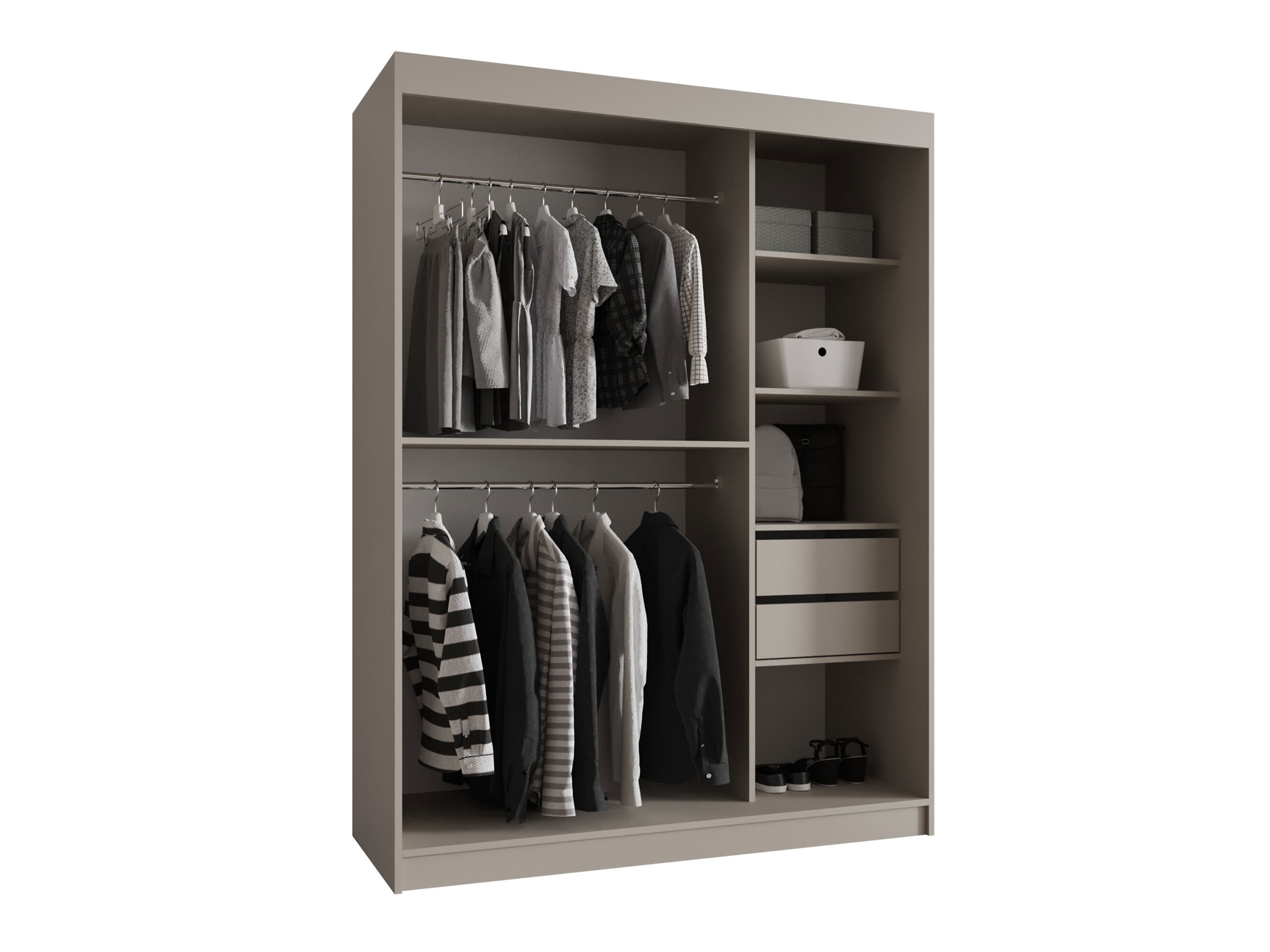 Wardrobe Hartford 527 (Black)