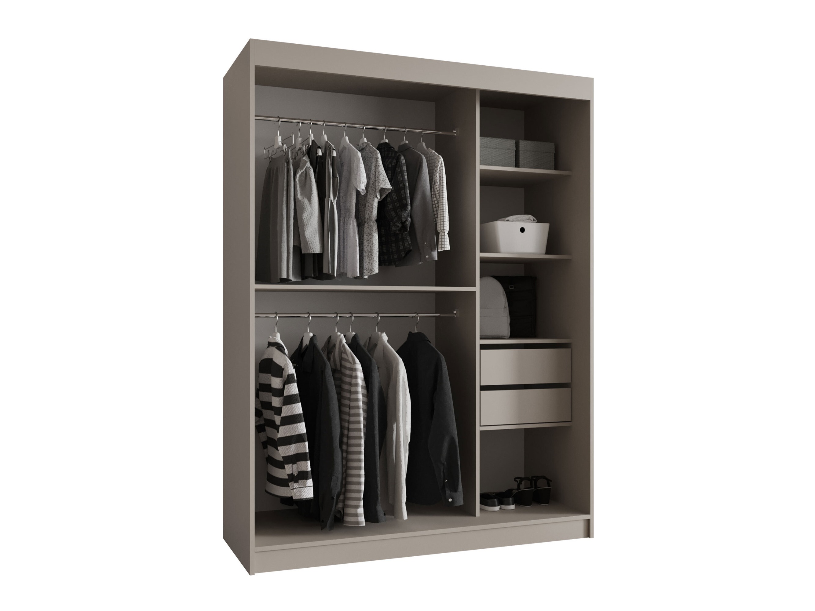 Wardrobe Hartford 527 (Black)
