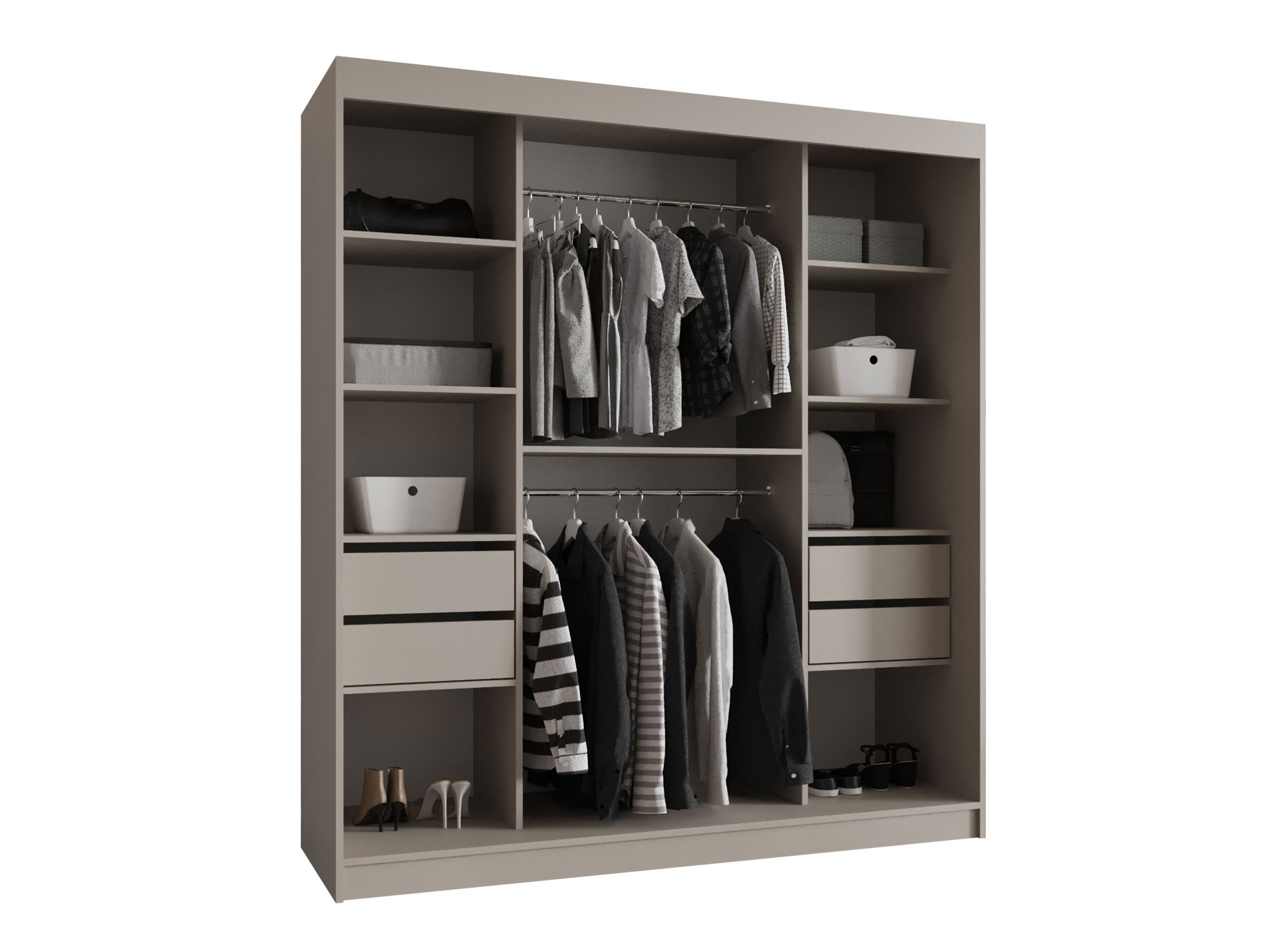 Wardrobe Hartford 529 (Black)