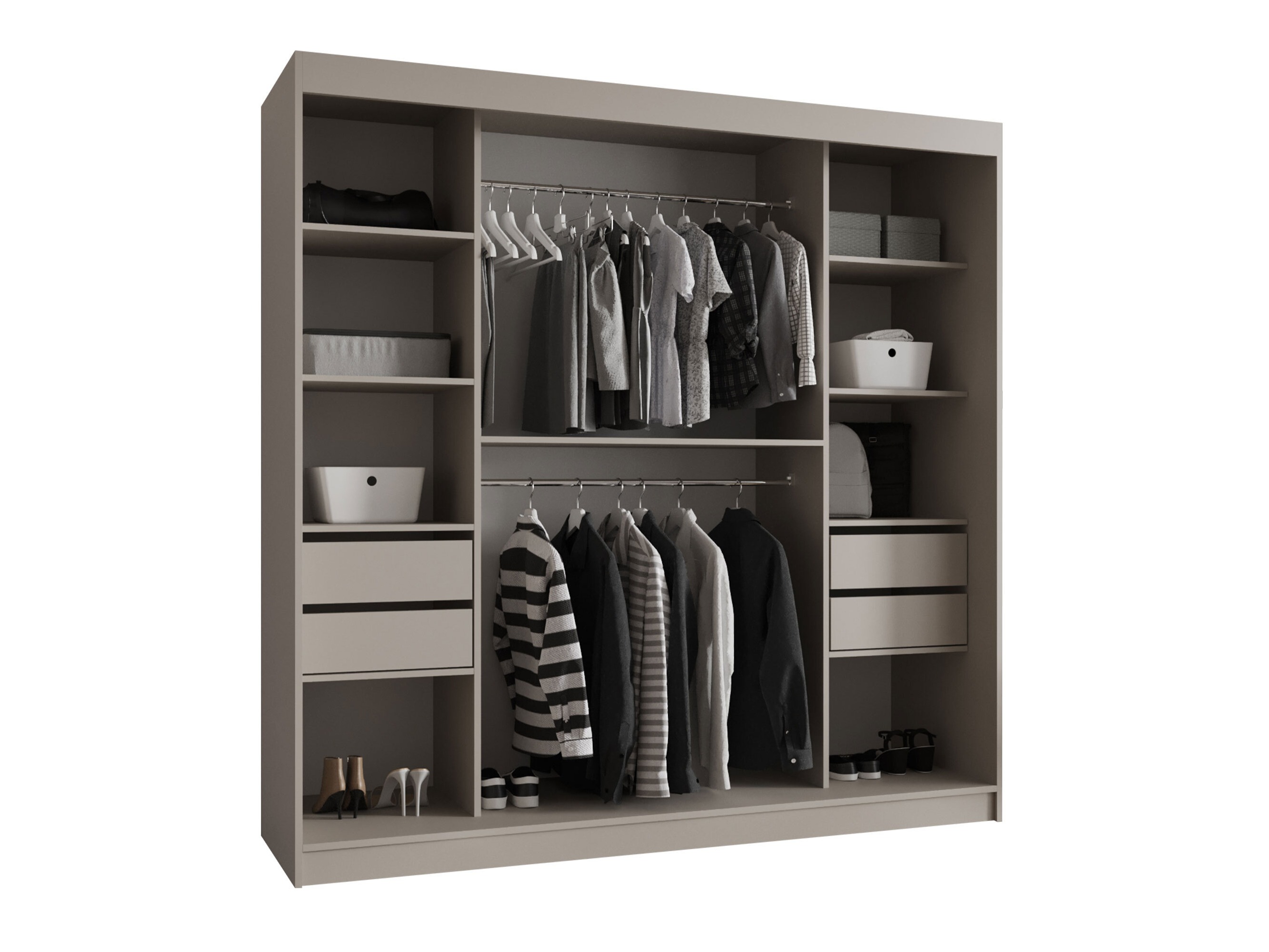 Wardrobe Hartford 531 (Black)