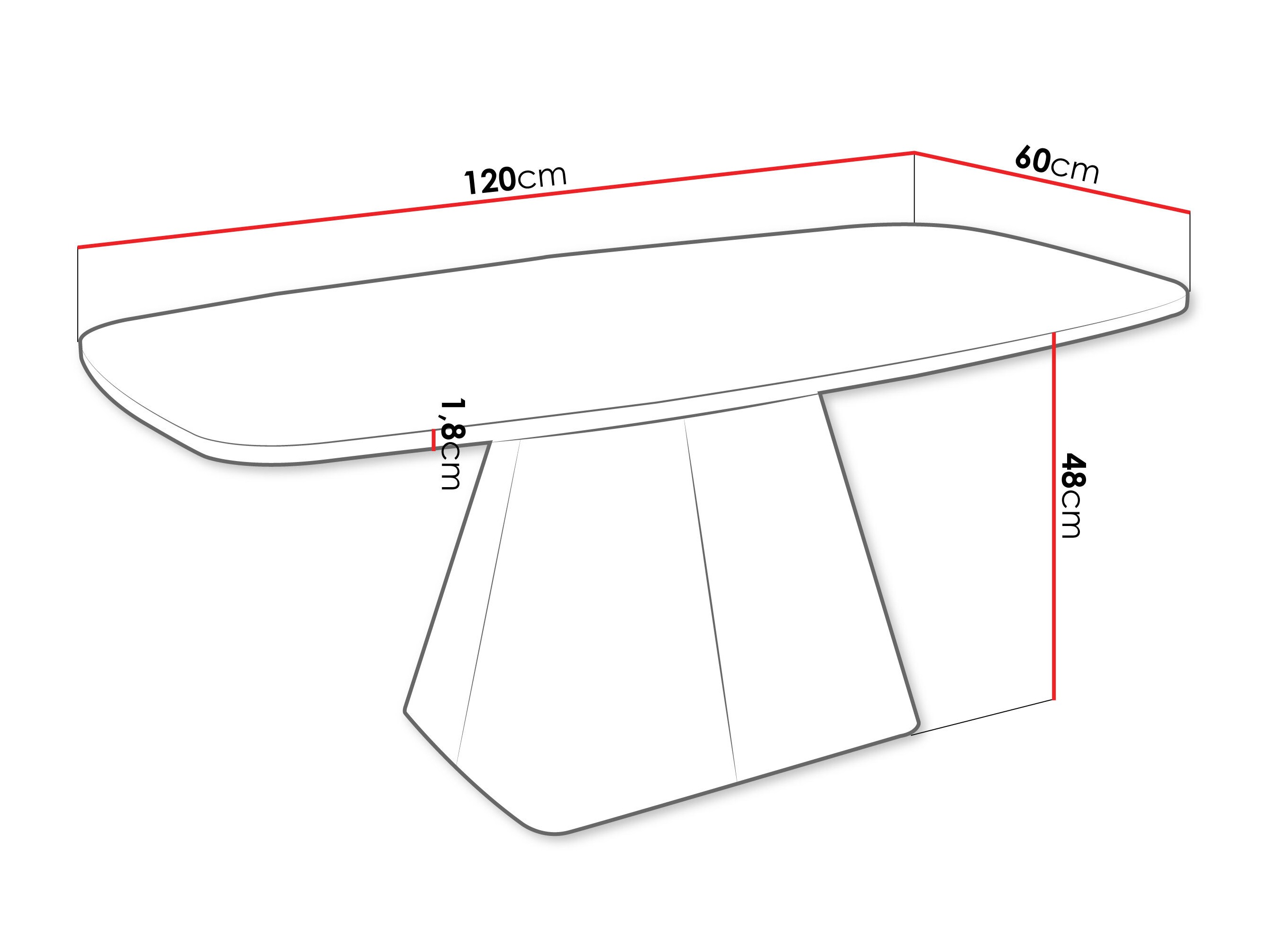 Coffee table Oswego 158 (White)