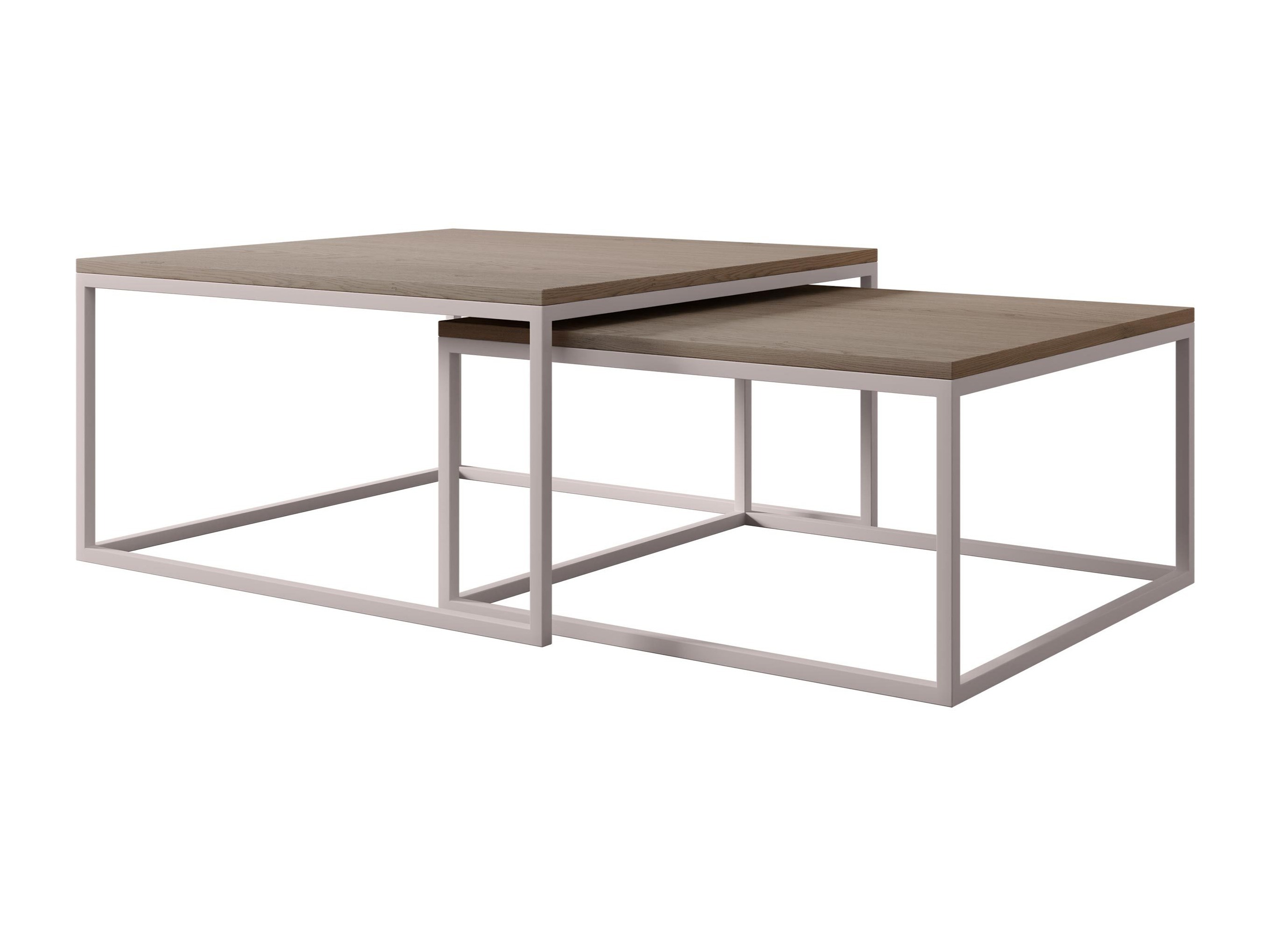 Coffee table set Oswego 133 (Light wood + Cashmere)
