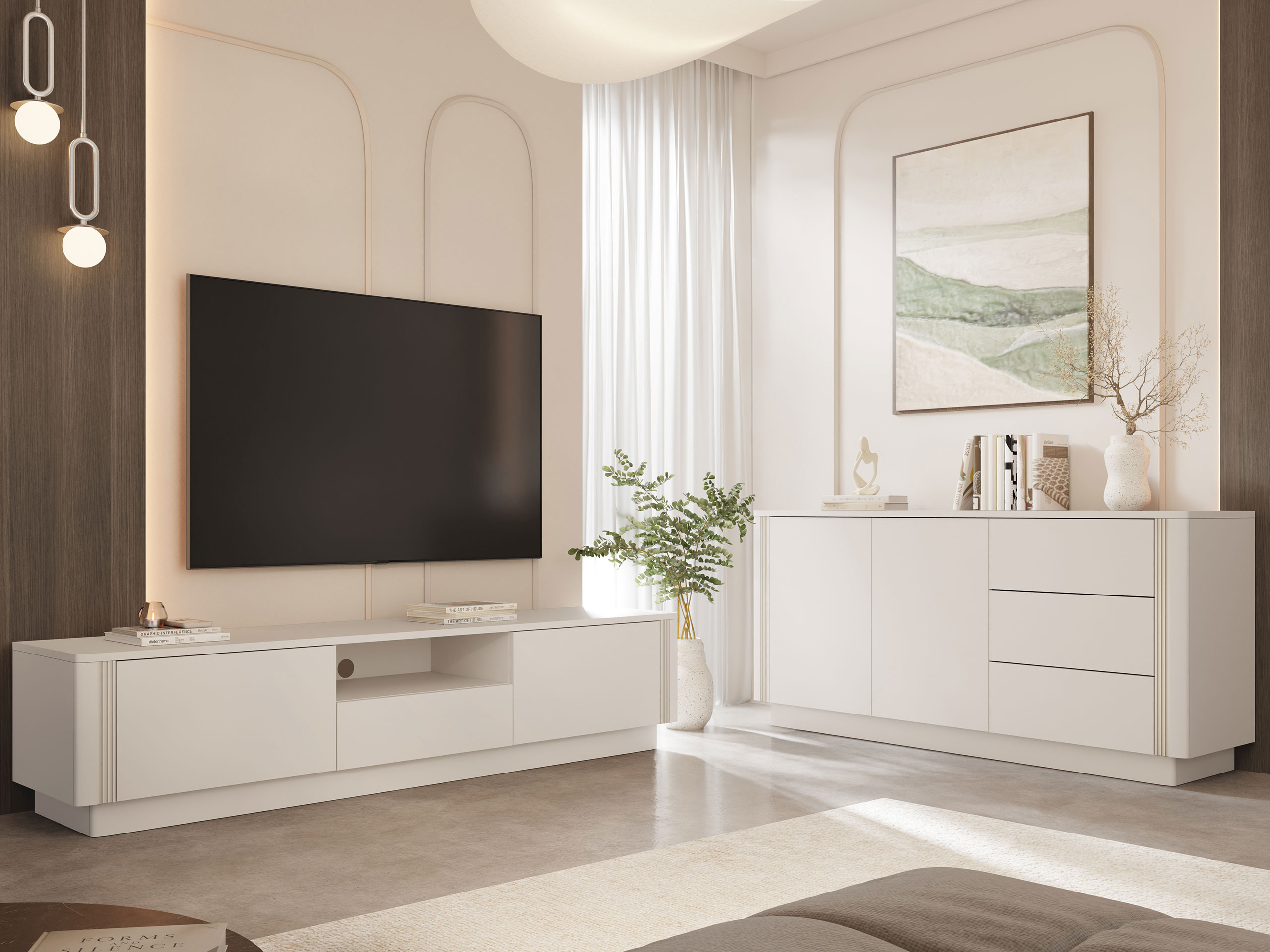 Living room set Comfivo Arbal I (Beige)