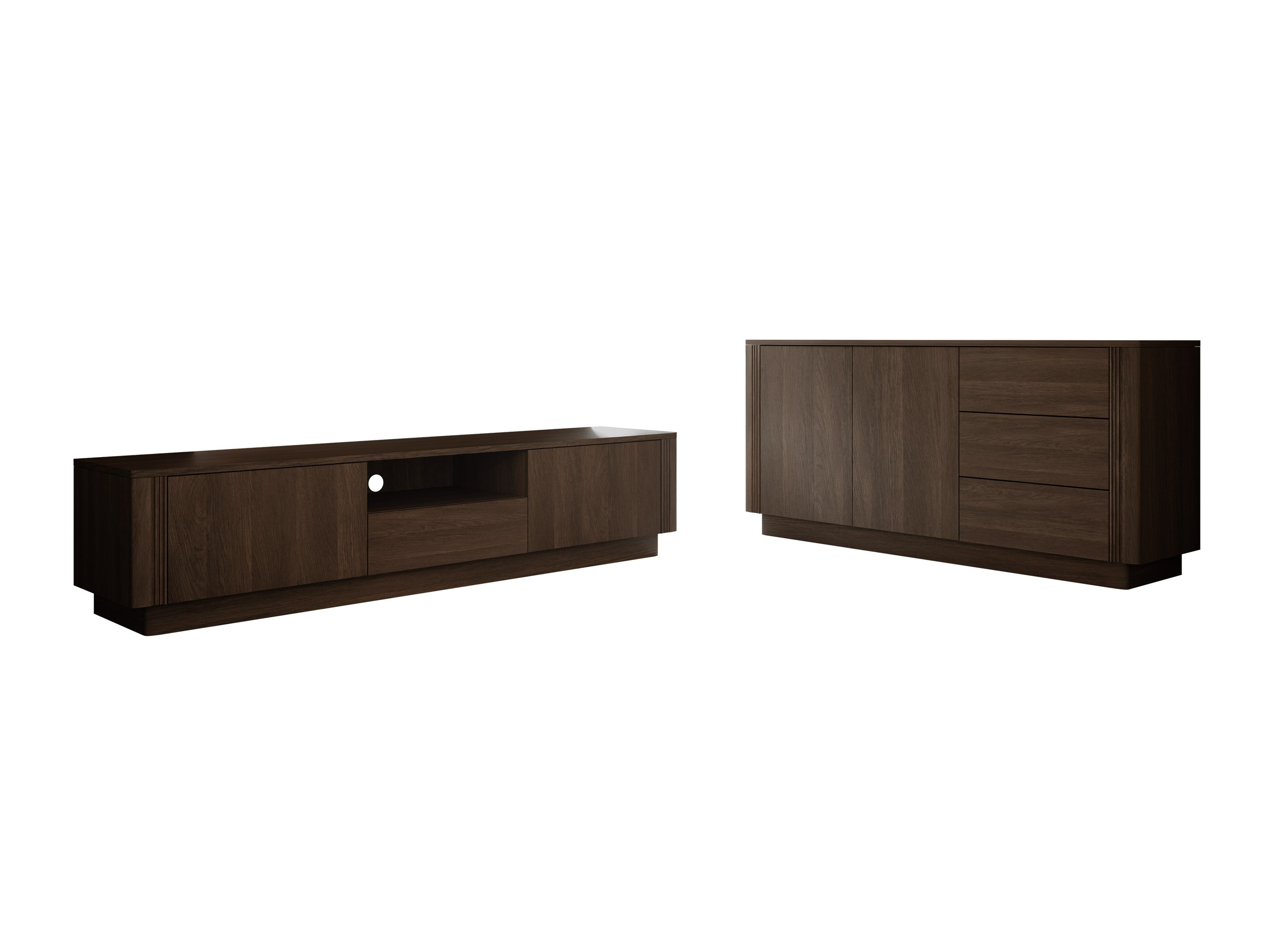Living room set Comfivo Arbal I (Dark oak)