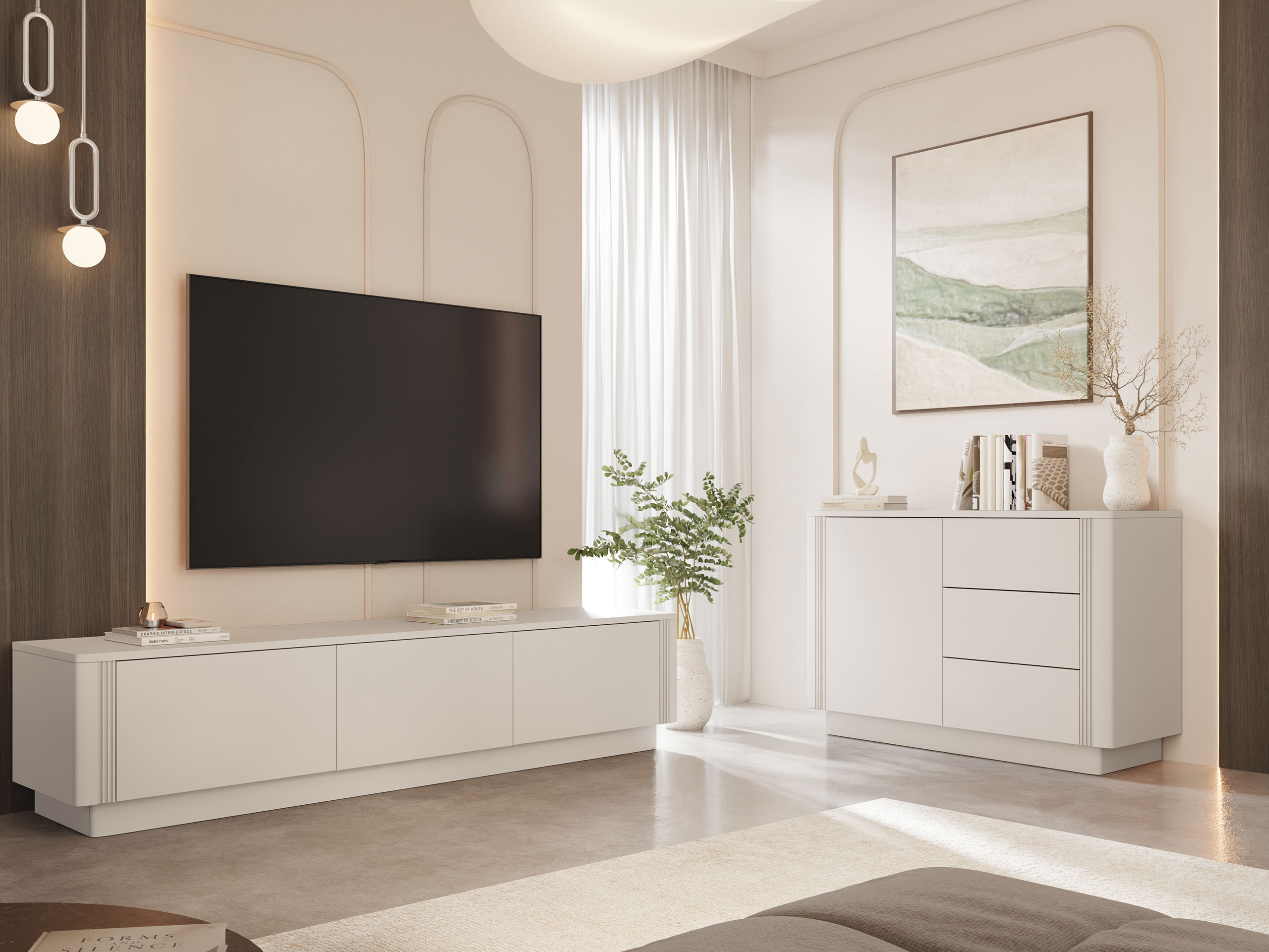 Living room set Comfivo Arbal II (Beige)