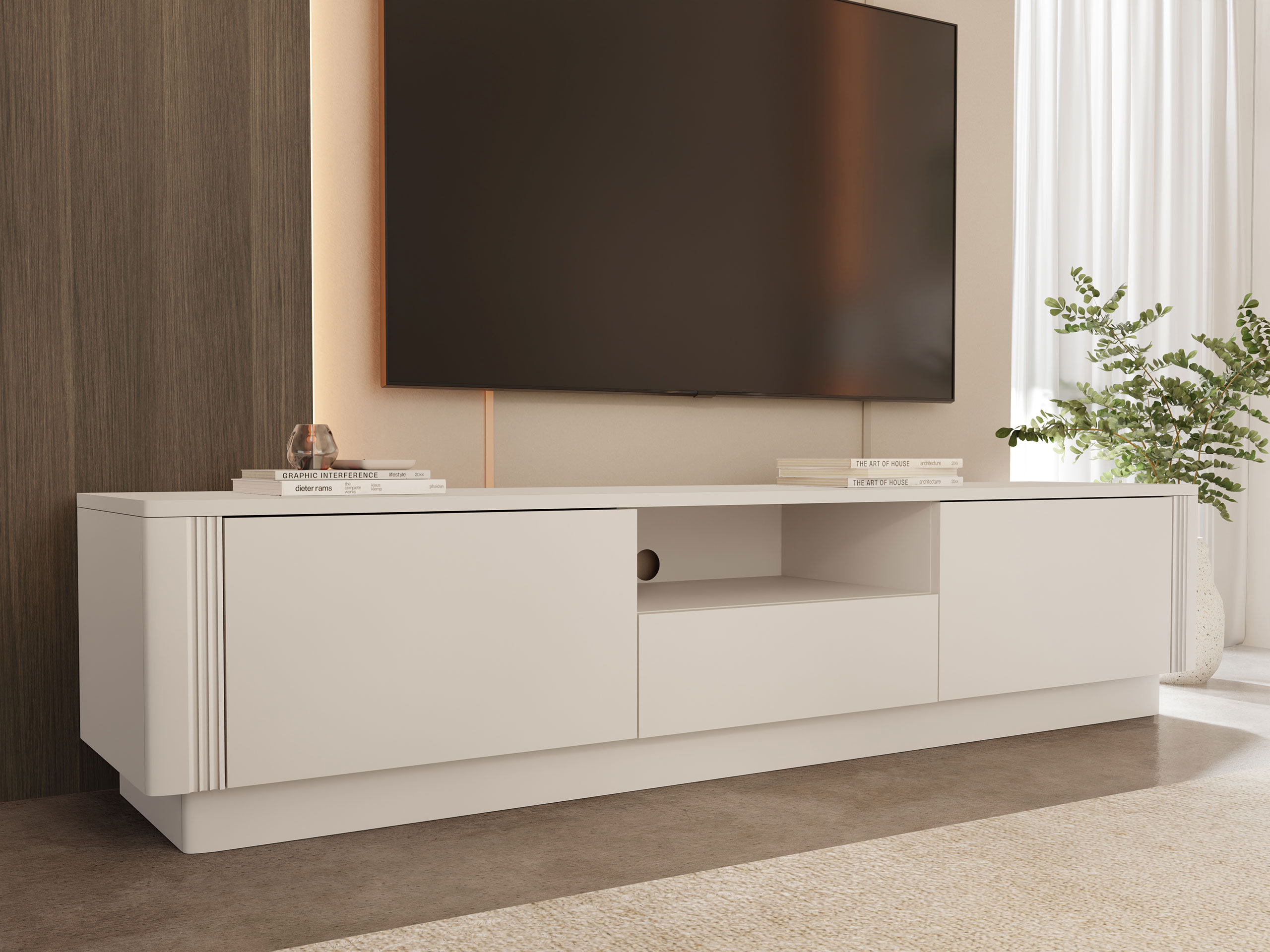 TV stand Comfivo Arbal (Beige)